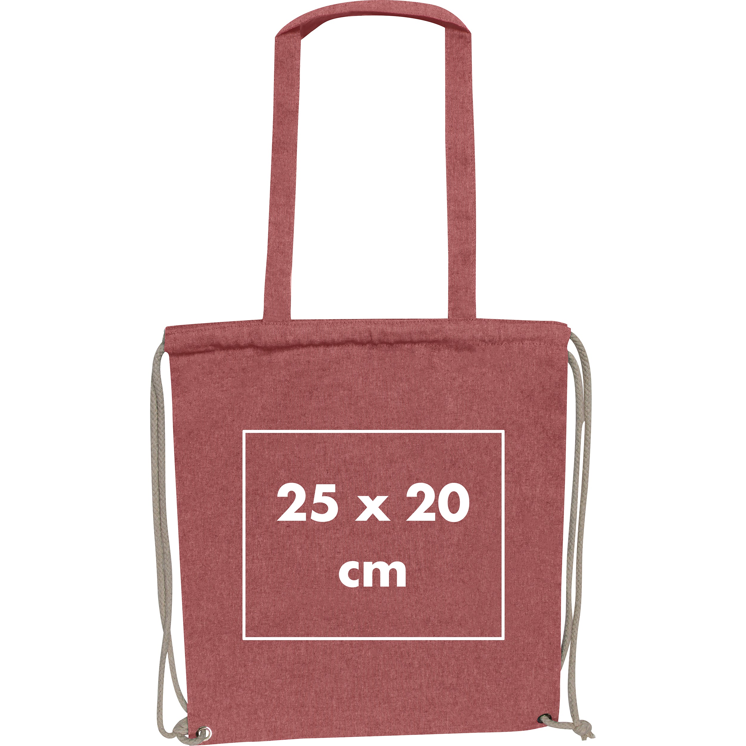 Gymbag aus recycelter Baumwolle VOLKER