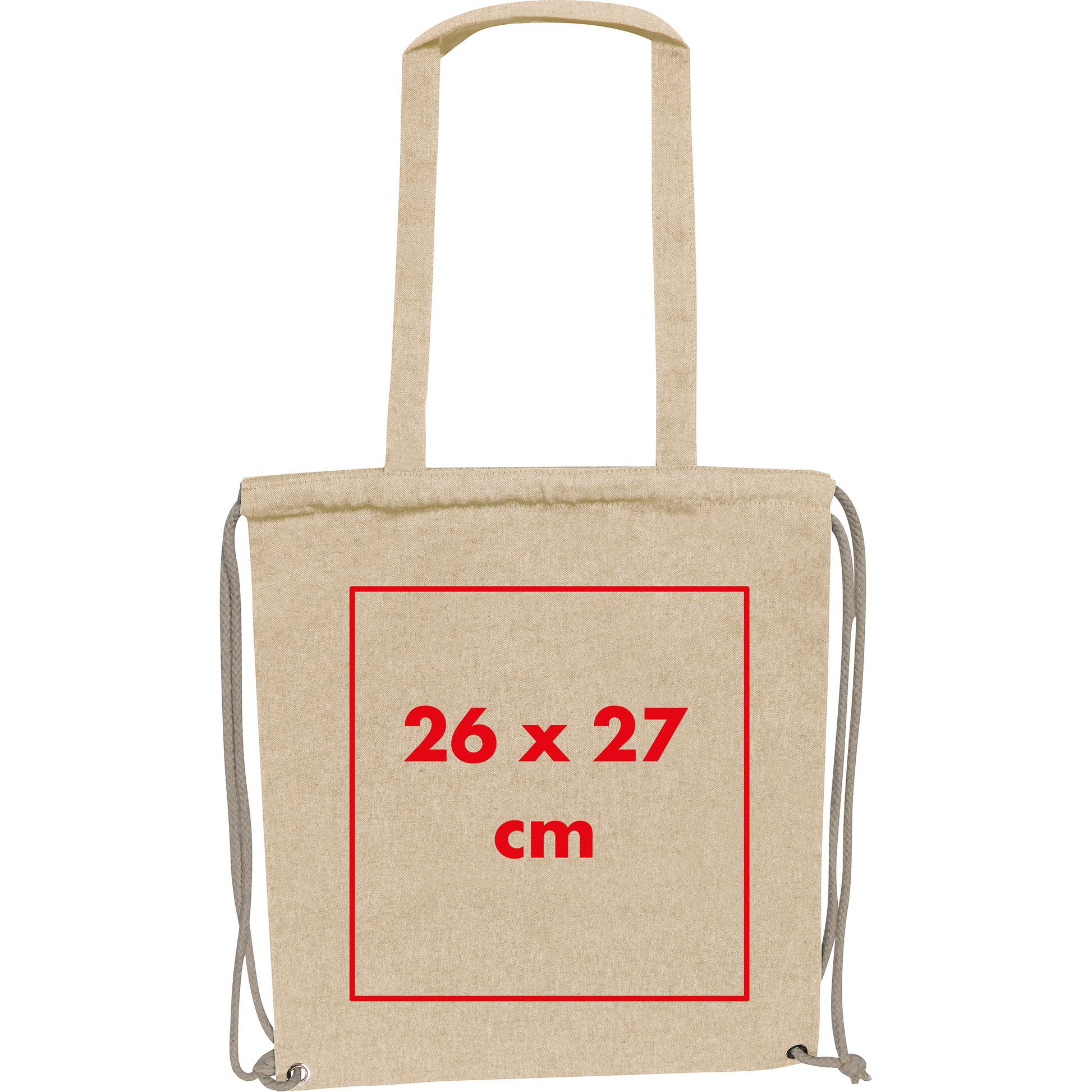 Gymbag aus recycelter Baumwolle VOLKER
