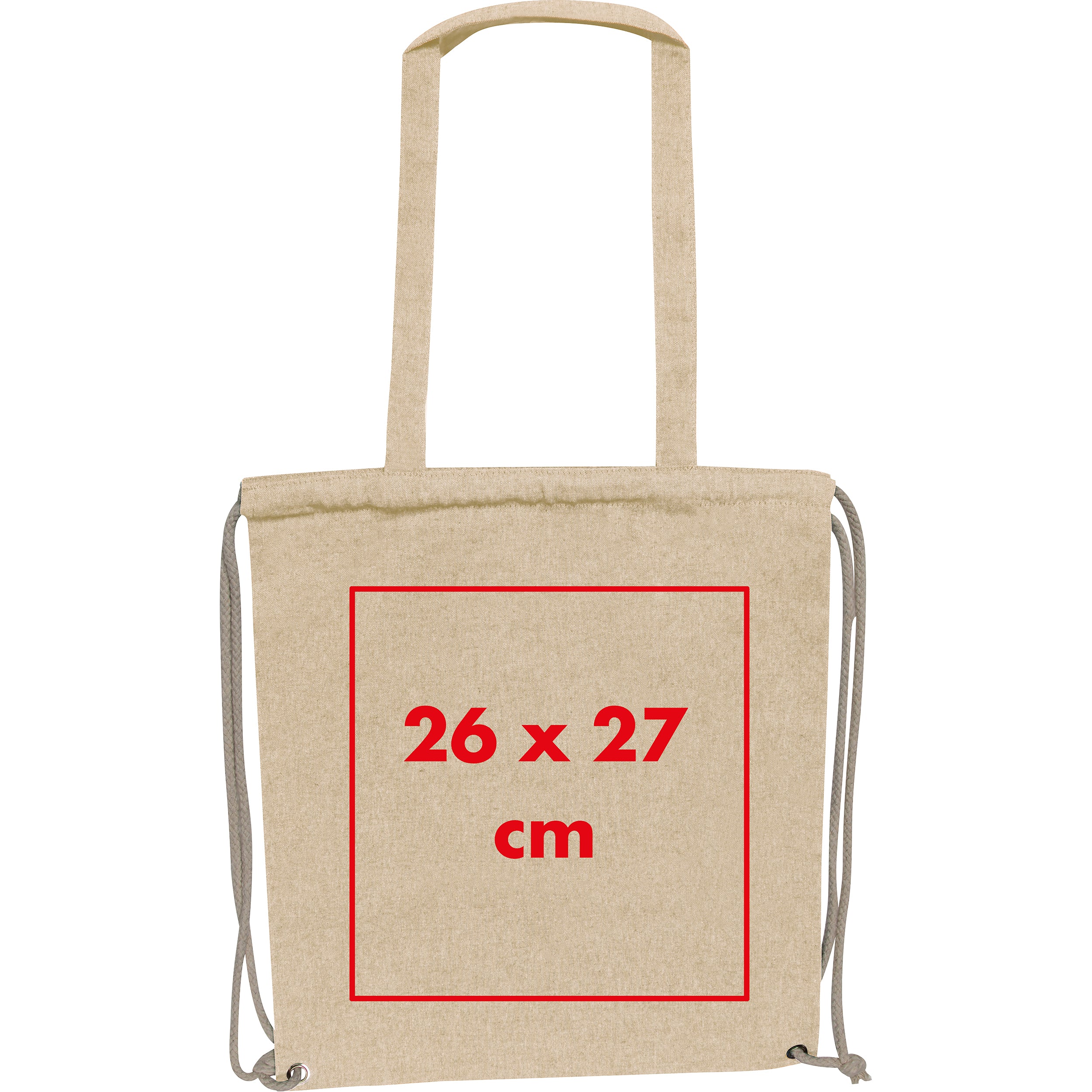 Gymbag aus recycelter Baumwolle VOLKER
