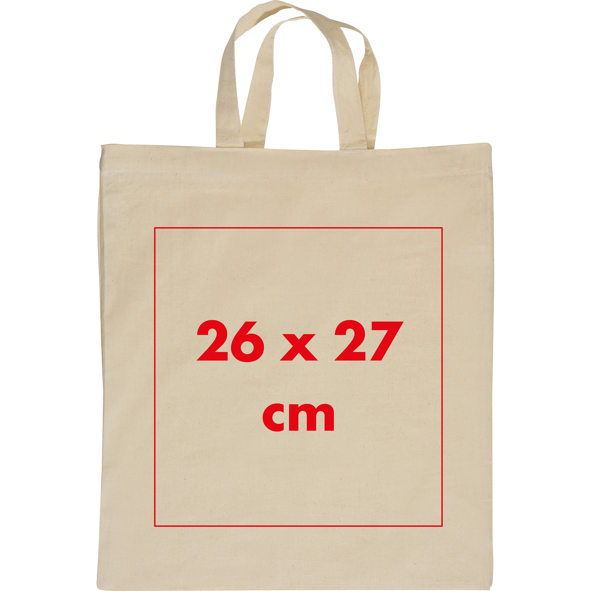 Baumwolltasche mit kurzen Henkeln REBECA