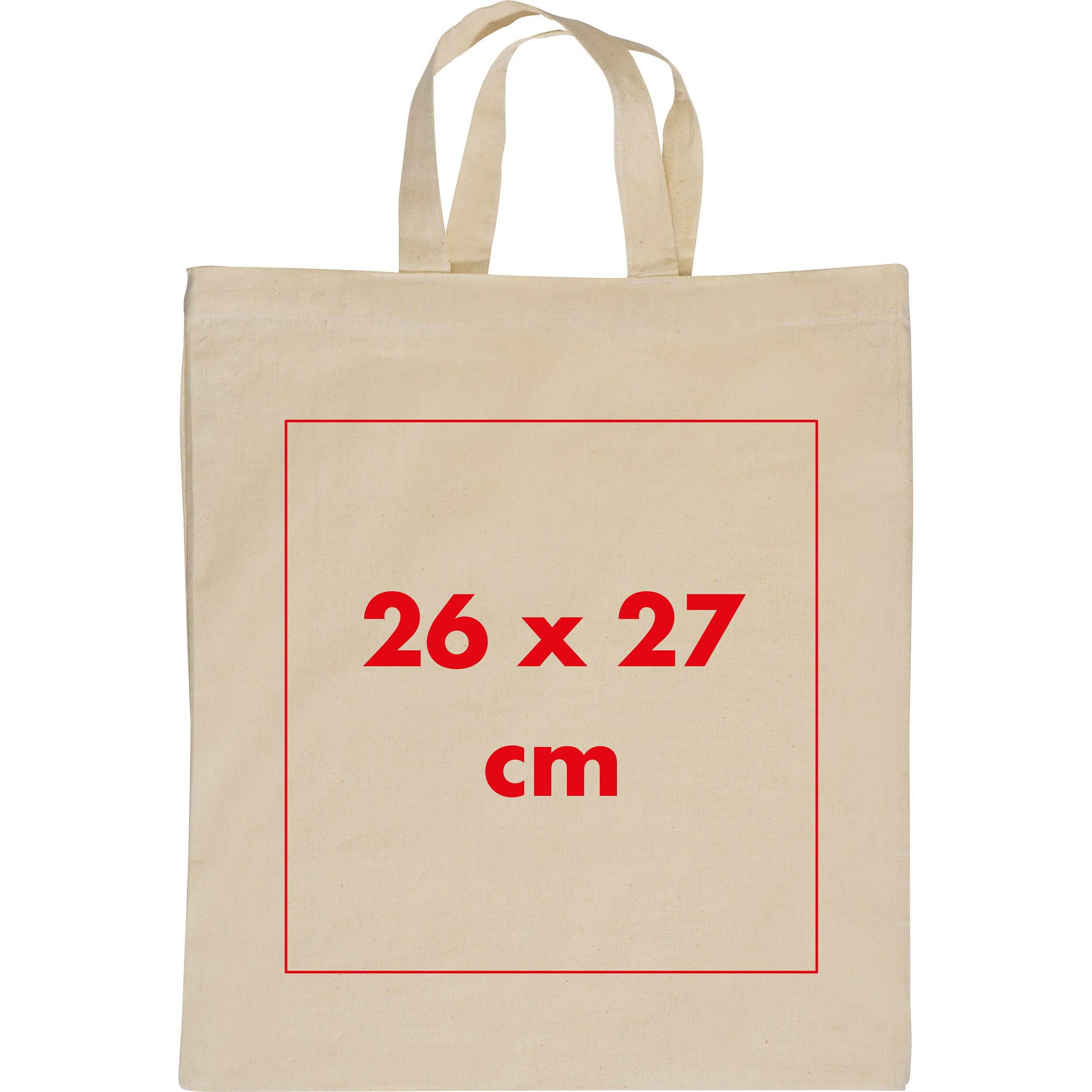 Baumwolltasche mit kurzen Henkeln REBECA