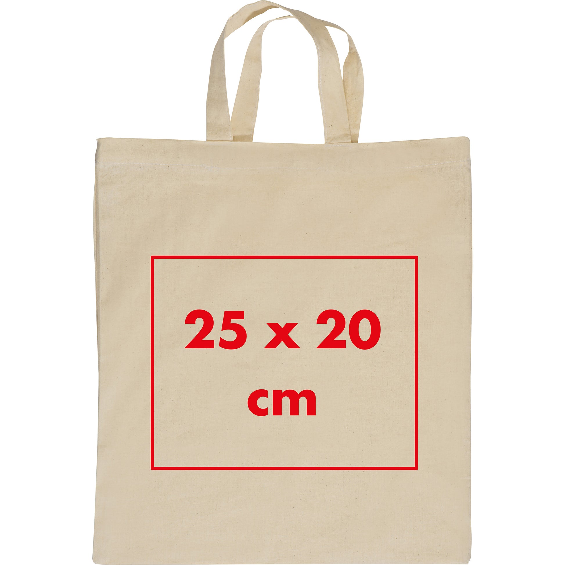 Baumwolltasche mit kurzen Henkeln REBECA