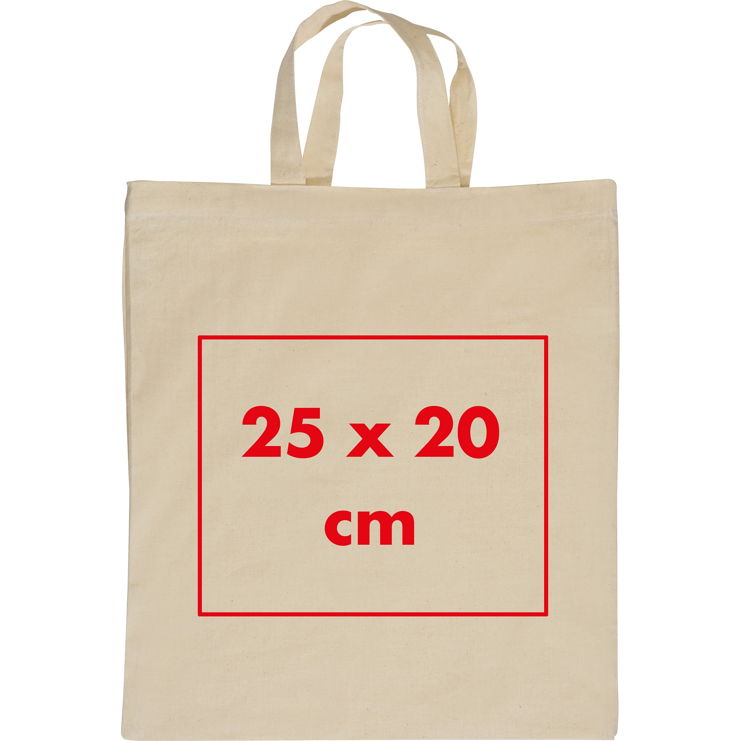 Baumwolltasche mit kurzen Henkeln REBECA