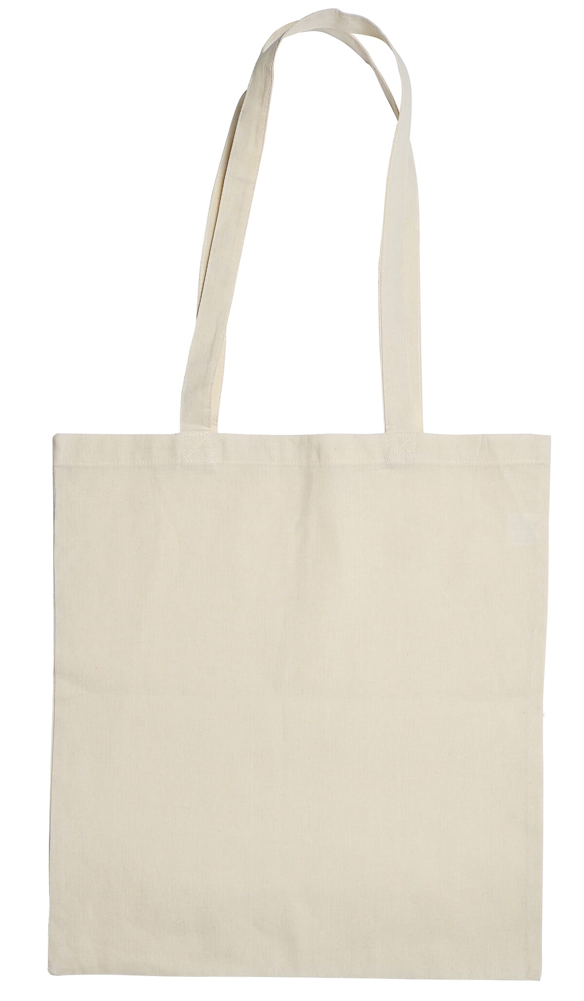 Bio-Baumwolltasche mit langen Henkeln, 135 g/m²