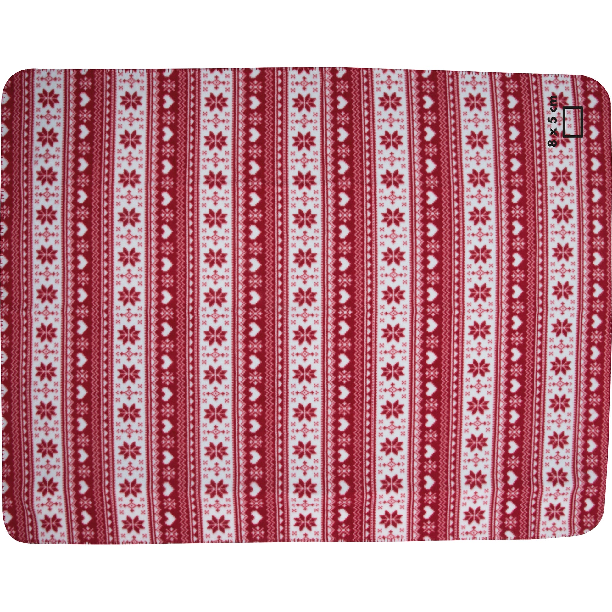 Weihnachtliche Kuscheldecke MARIANNE