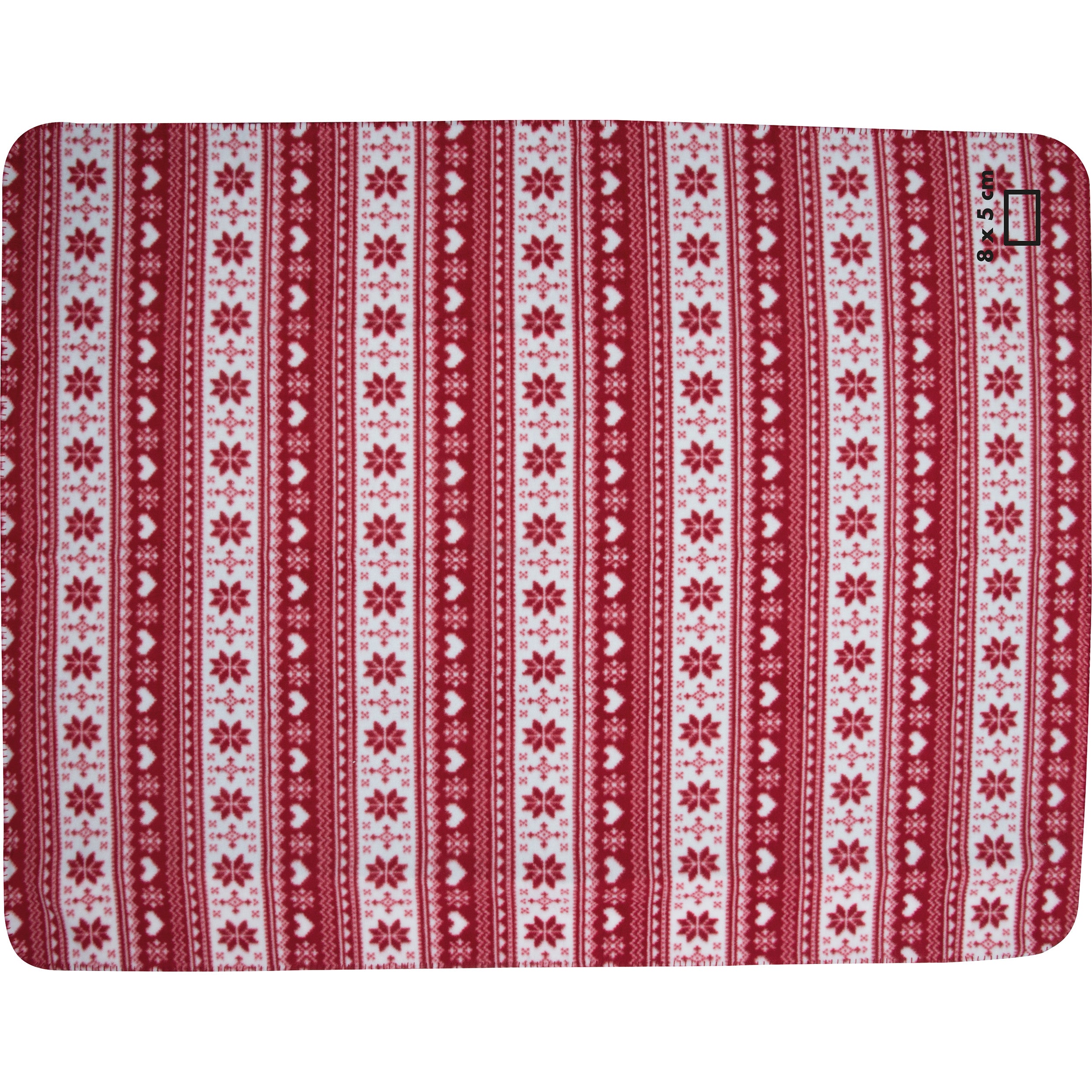 Weihnachtliche Kuscheldecke MARIANNE