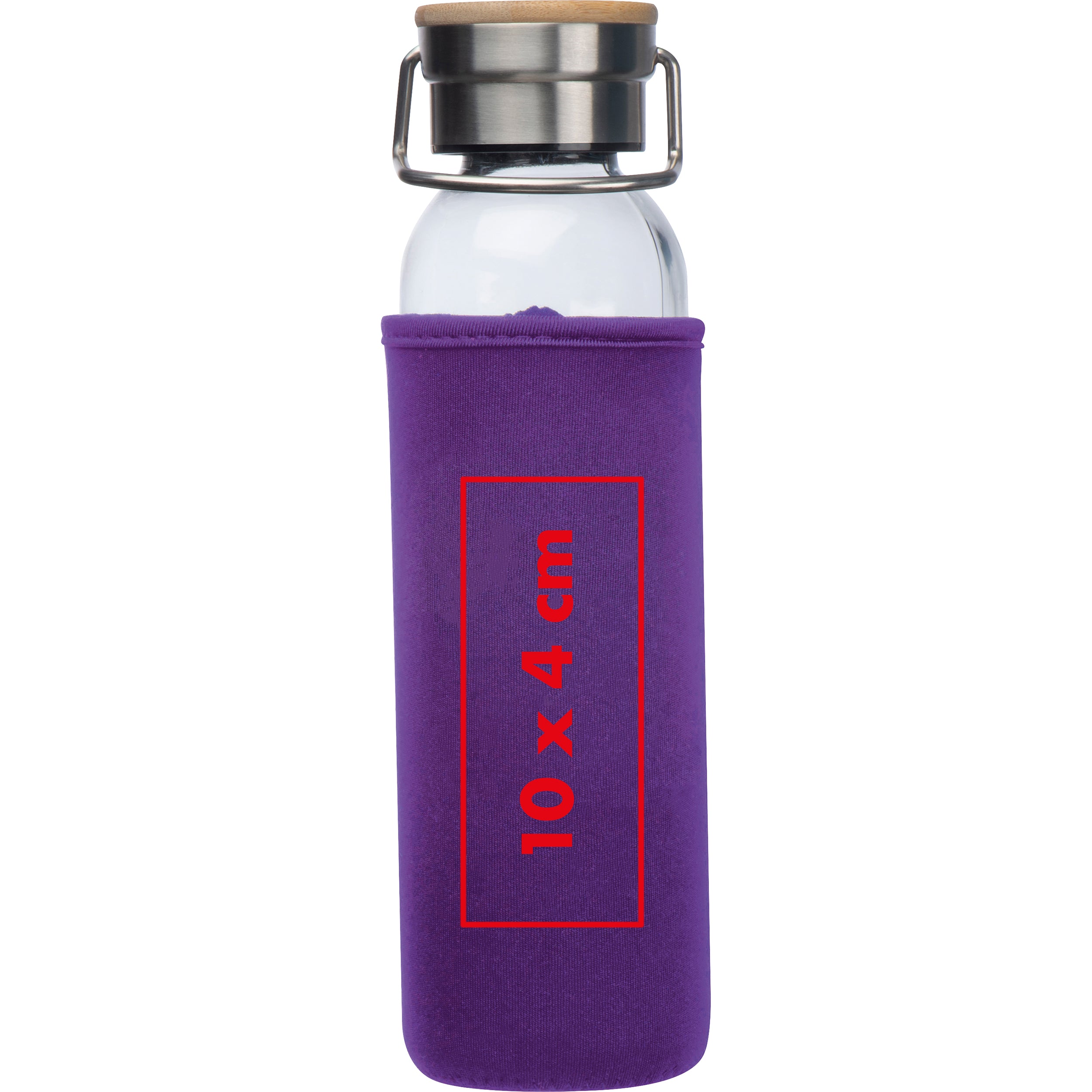 Glasflasche mit Neoprenüberzug, 600 ml RAMONA