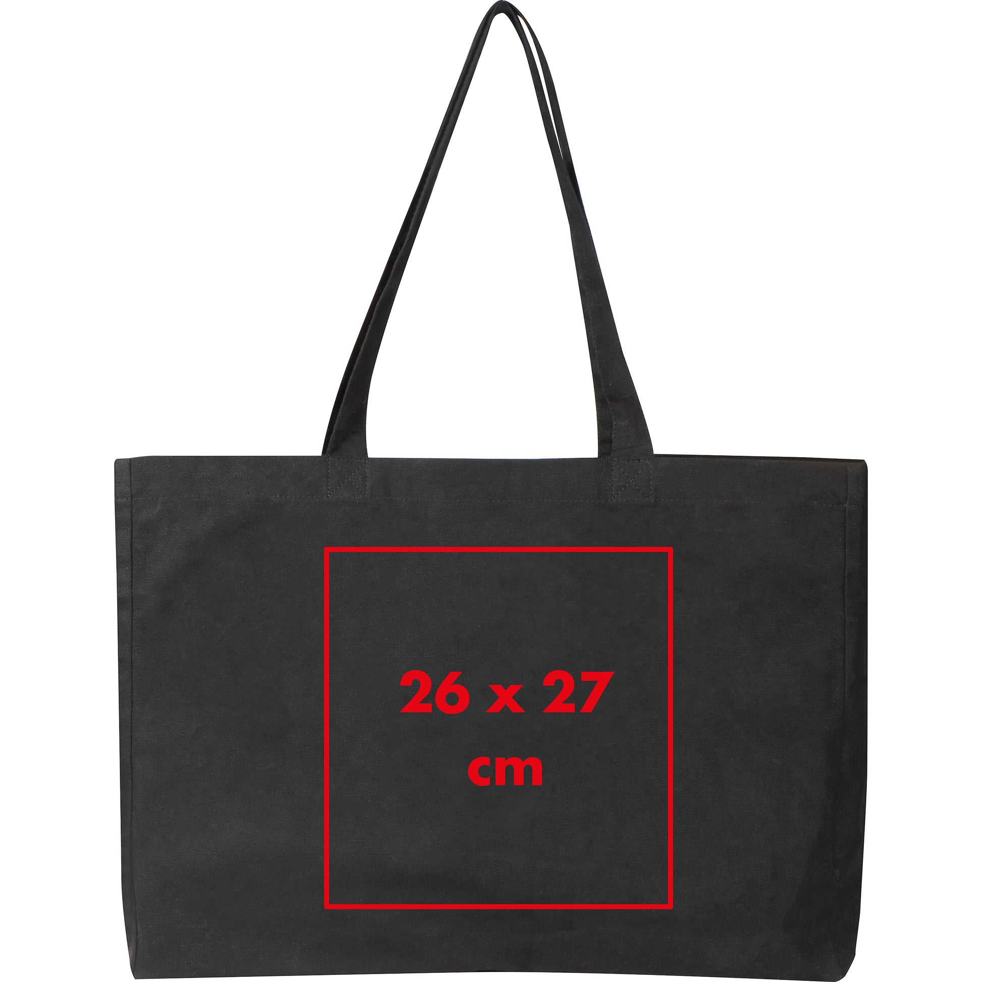 Shopper aus Bio Baumwolle mit Bodenfalte MARCELLO
