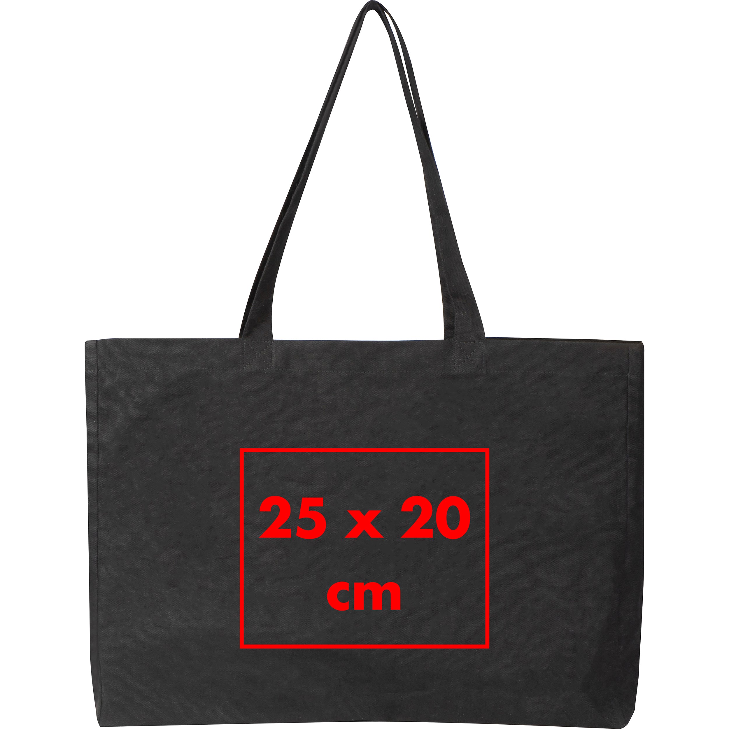 Shopper aus Bio Baumwolle mit Bodenfalte MARCELLO