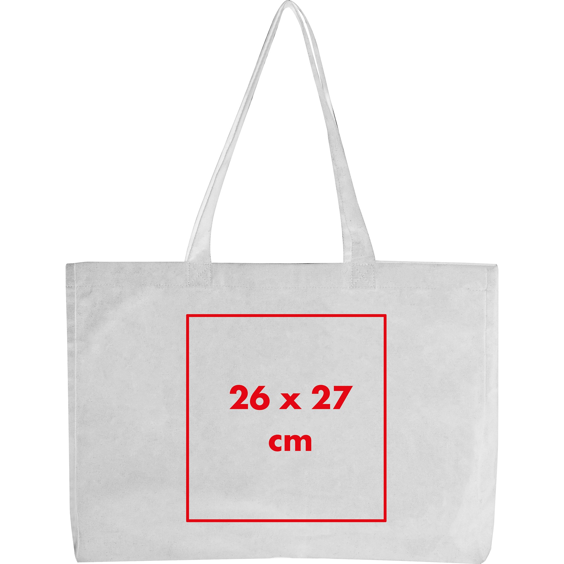 Shopper aus Bio Baumwolle mit Bodenfalte MARCELLO