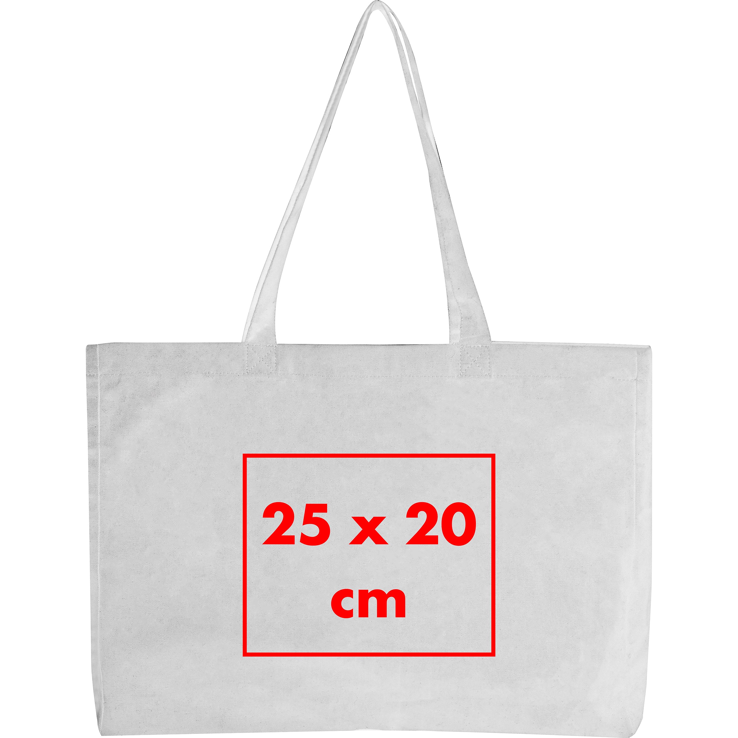 Shopper aus Bio Baumwolle mit Bodenfalte MARCELLO