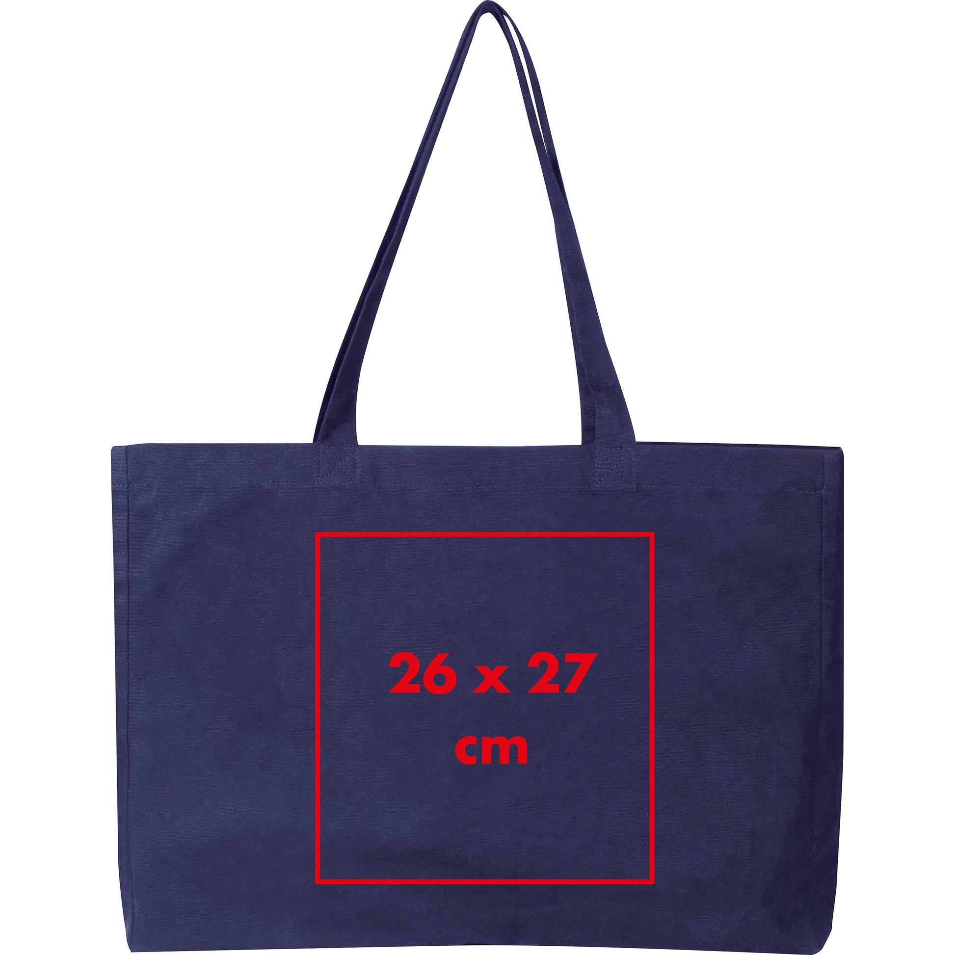 Shopper aus Bio Baumwolle mit Bodenfalte MARCELLO
