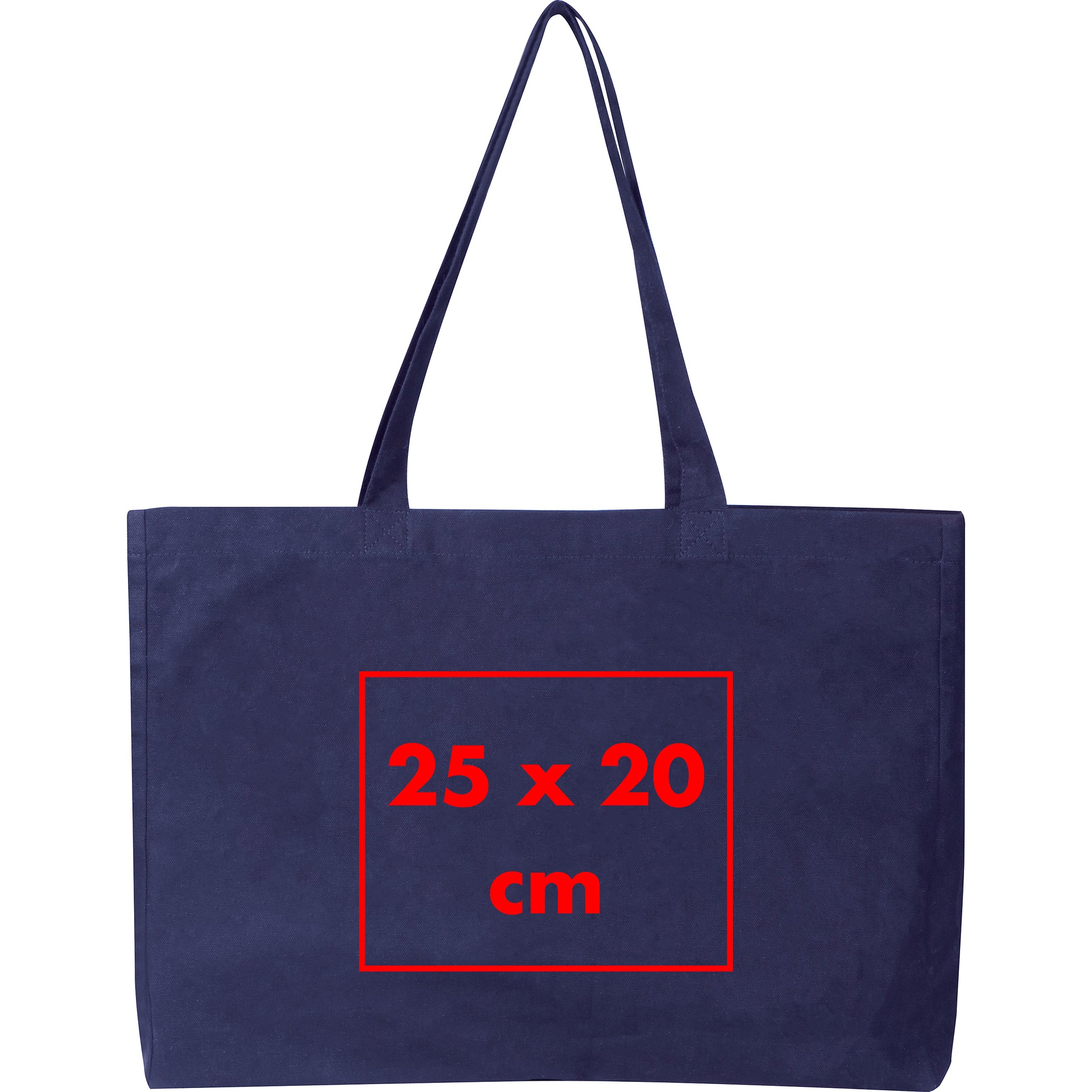 Shopper aus Bio Baumwolle mit Bodenfalte MARCELLO