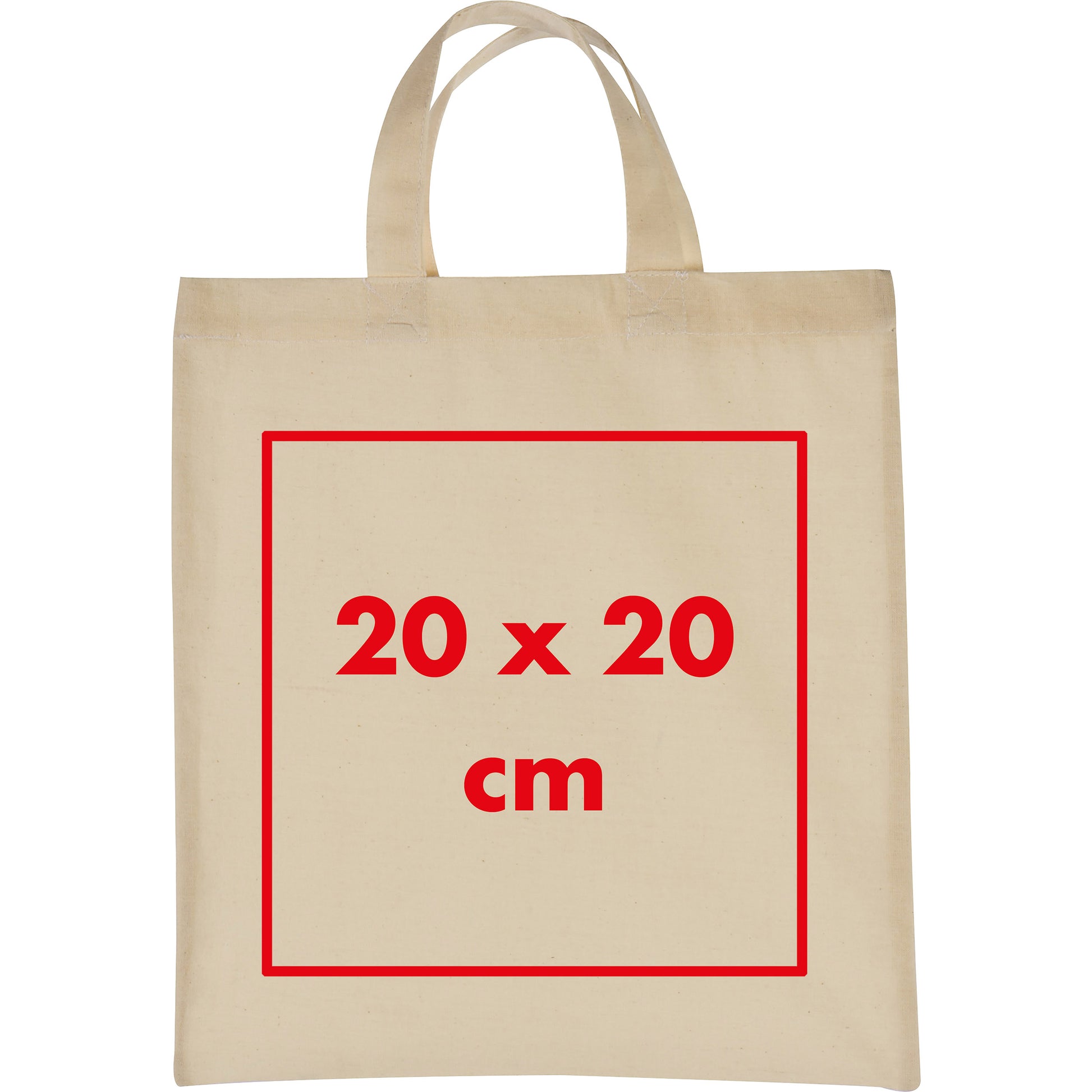 Baumwolltasche mit kurzen Henkeln KERSTIN