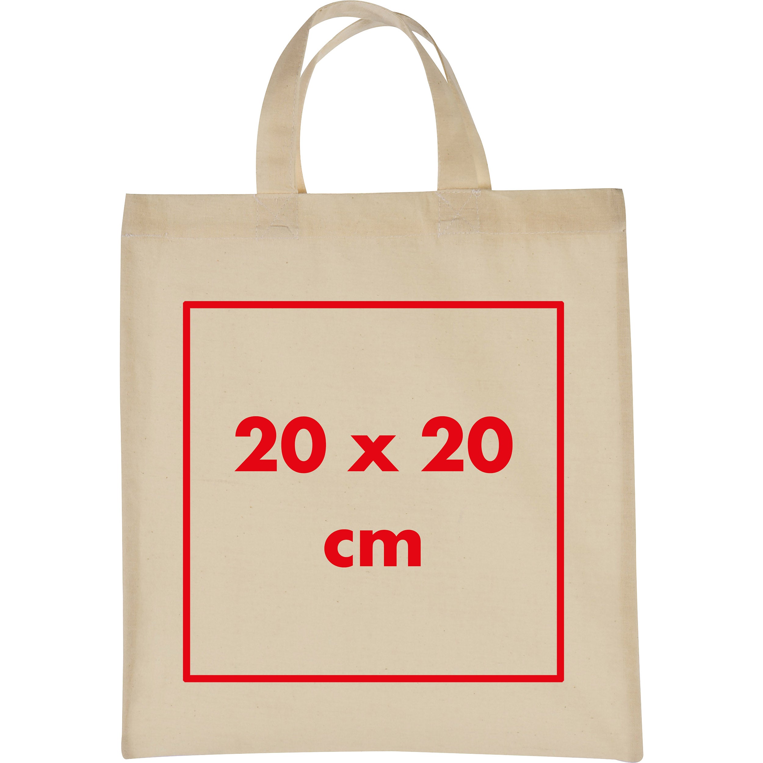 Baumwolltasche mit kurzen Henkeln KERSTIN