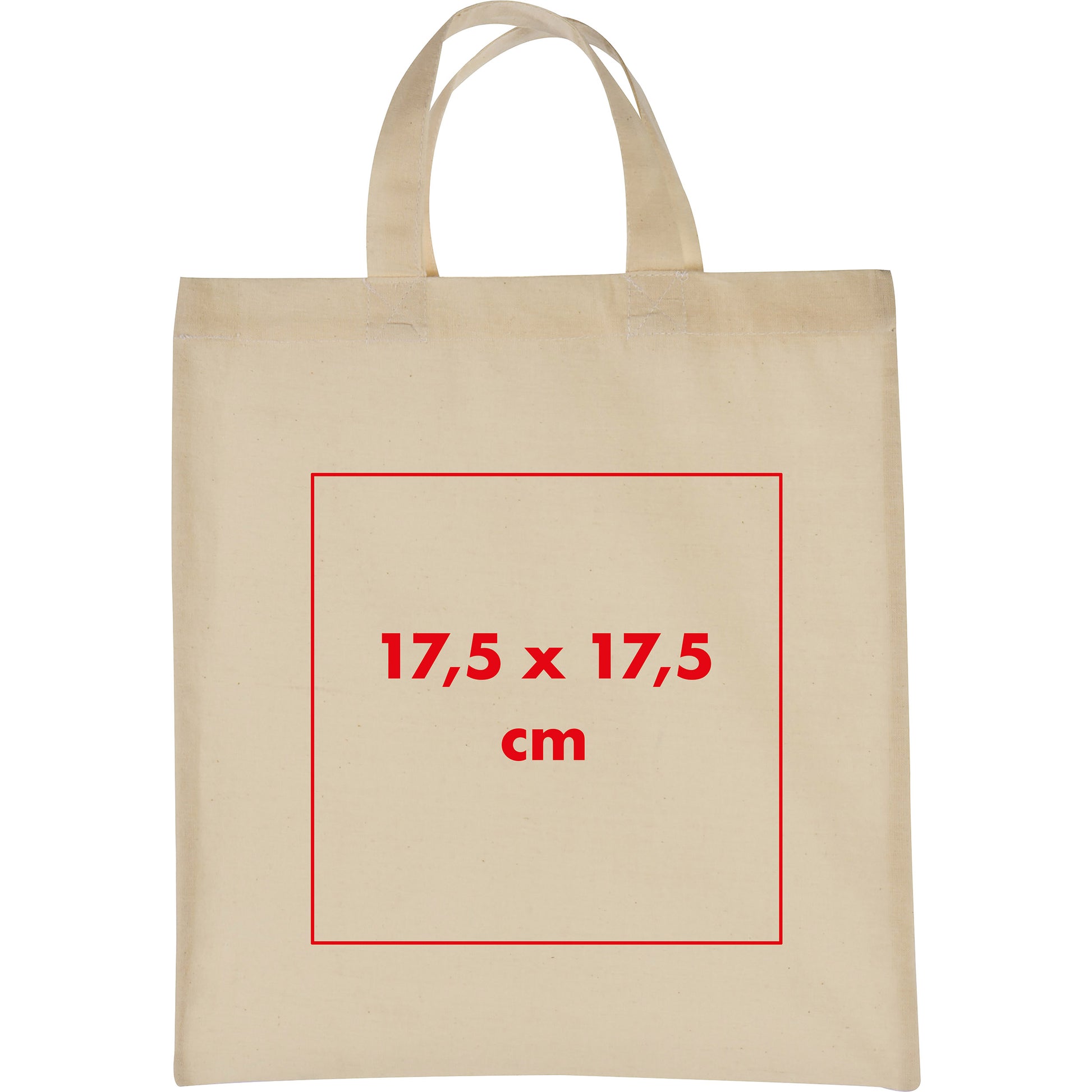 Baumwolltasche mit kurzen Henkeln KERSTIN