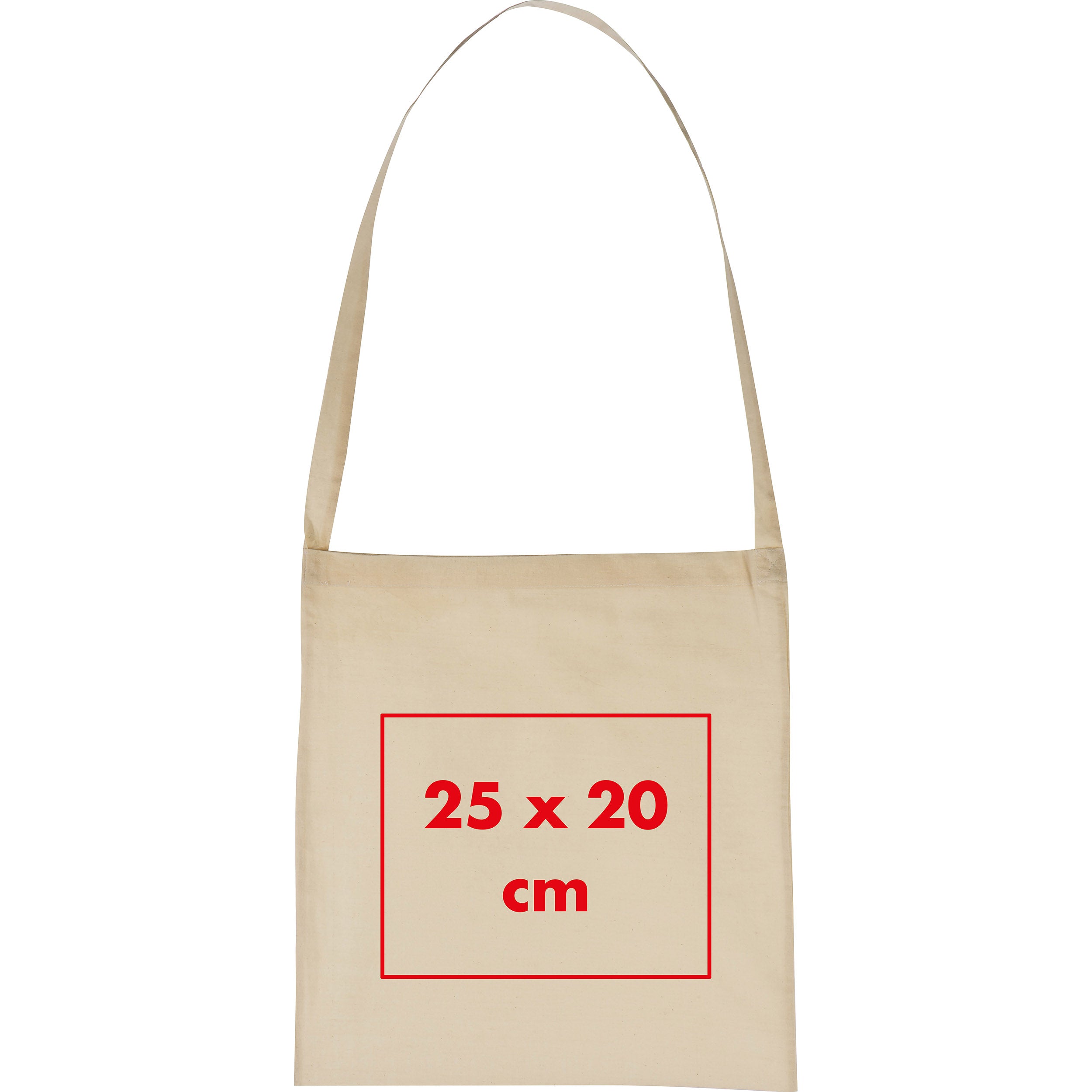 Baumwolltasche mit langem Henkel XAVER