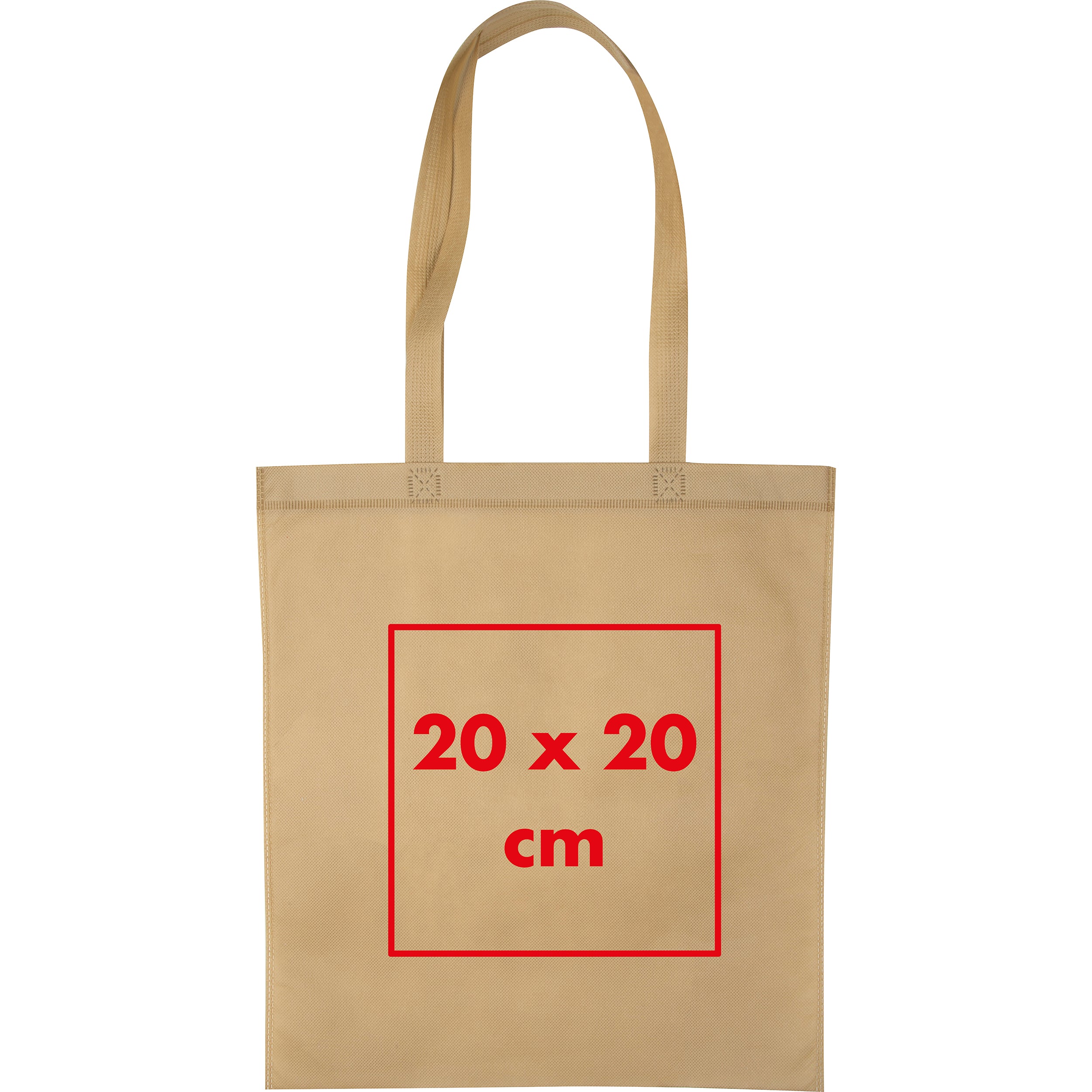 Non-Woven Tasche mit langen Henkeln GIANLUCA