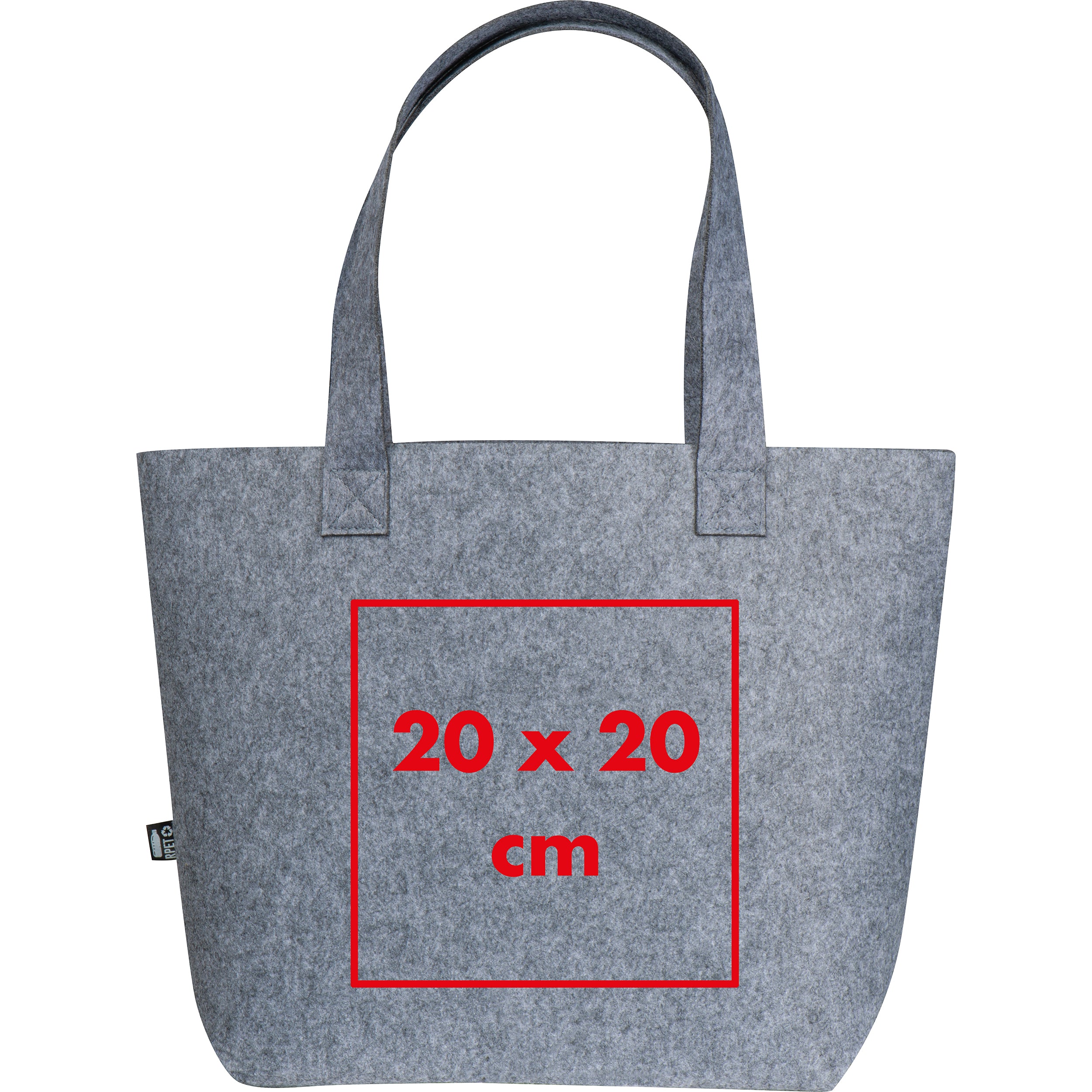 Shopper aus RPET Filz DONATELLA
