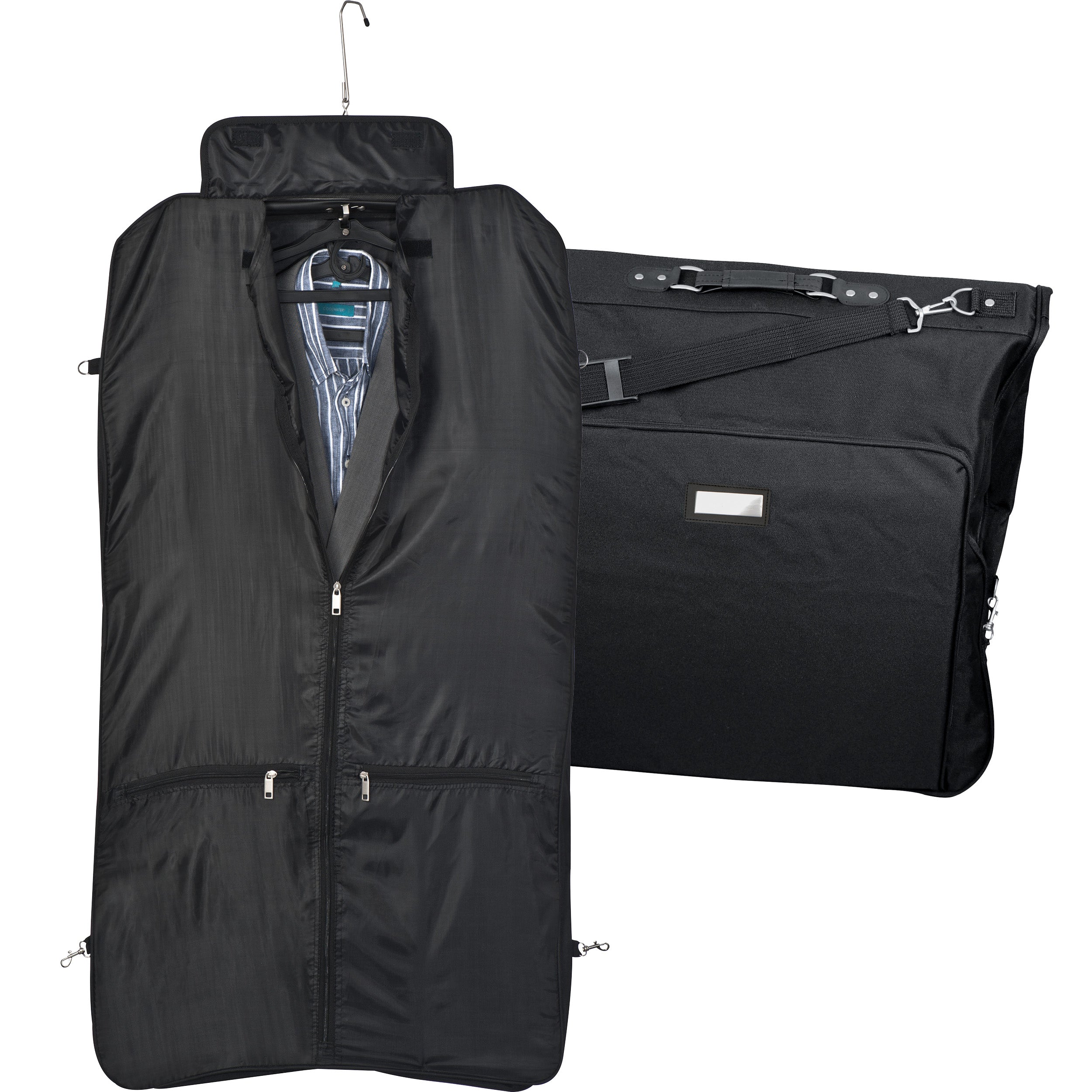Kleidersack aus Polyester mit Metallschild CLARISSA