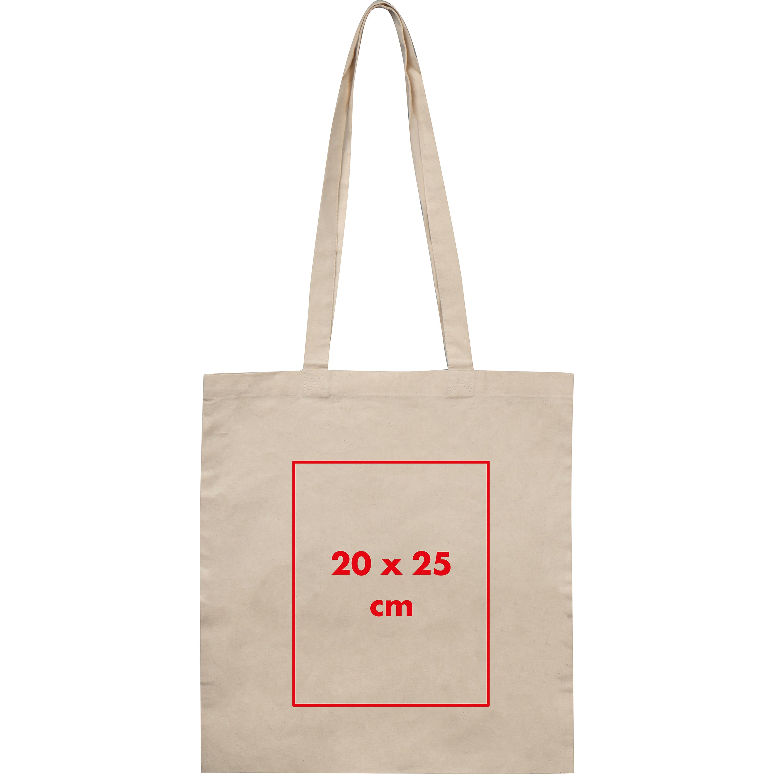 Baumwolltasche mit langen Henkeln 180g/m² GIULIA