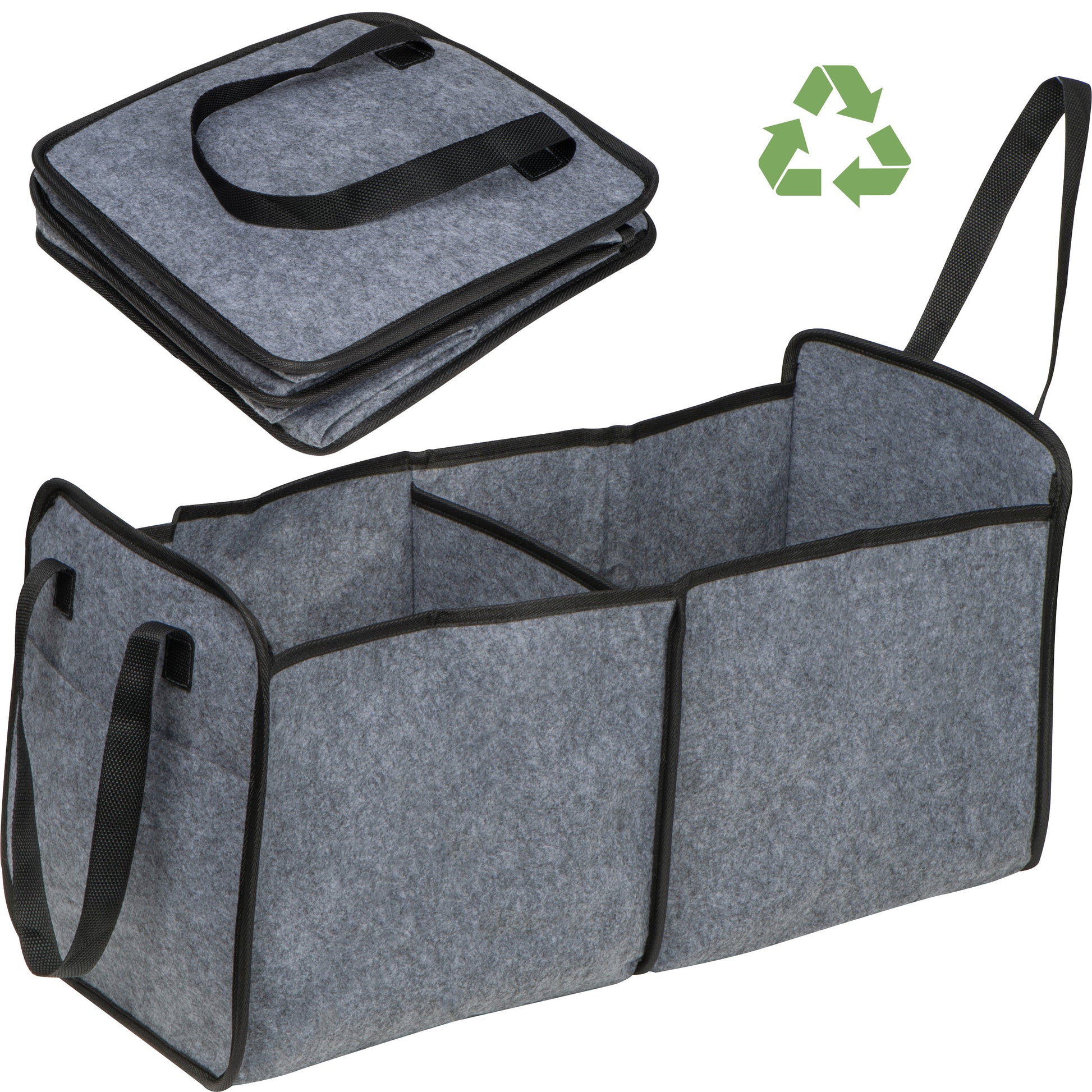 Einkaufs- und Kofferraumtasche aus recycelten Kunststoffen DIETER
