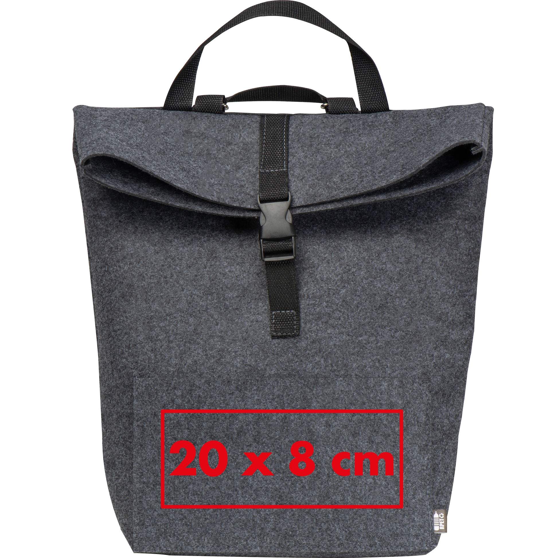 RPET Filzrucksack LAWRENCE