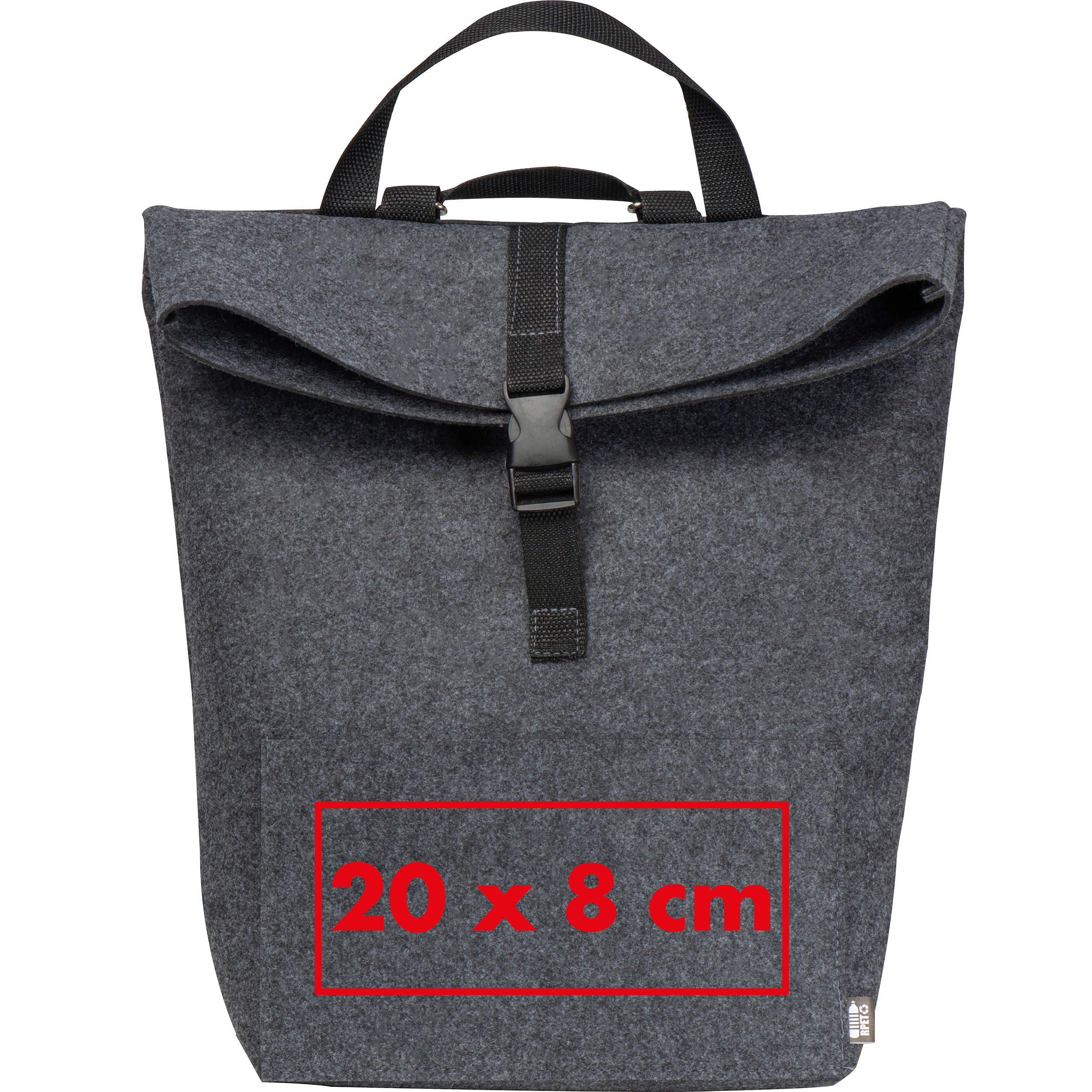 RPET Filzrucksack LAWRENCE