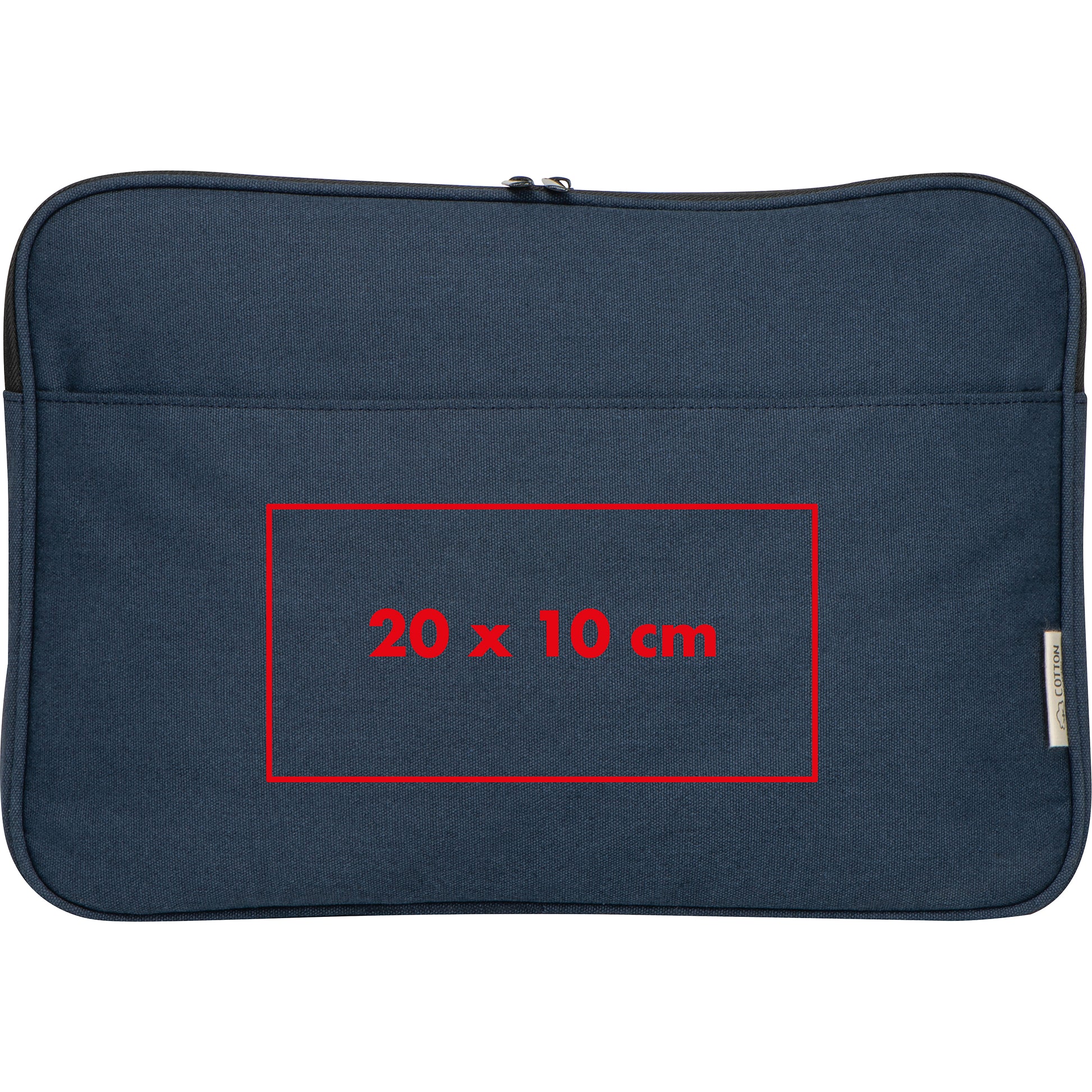 Laptoptasche aus recycelter Baumwolle GLENDA