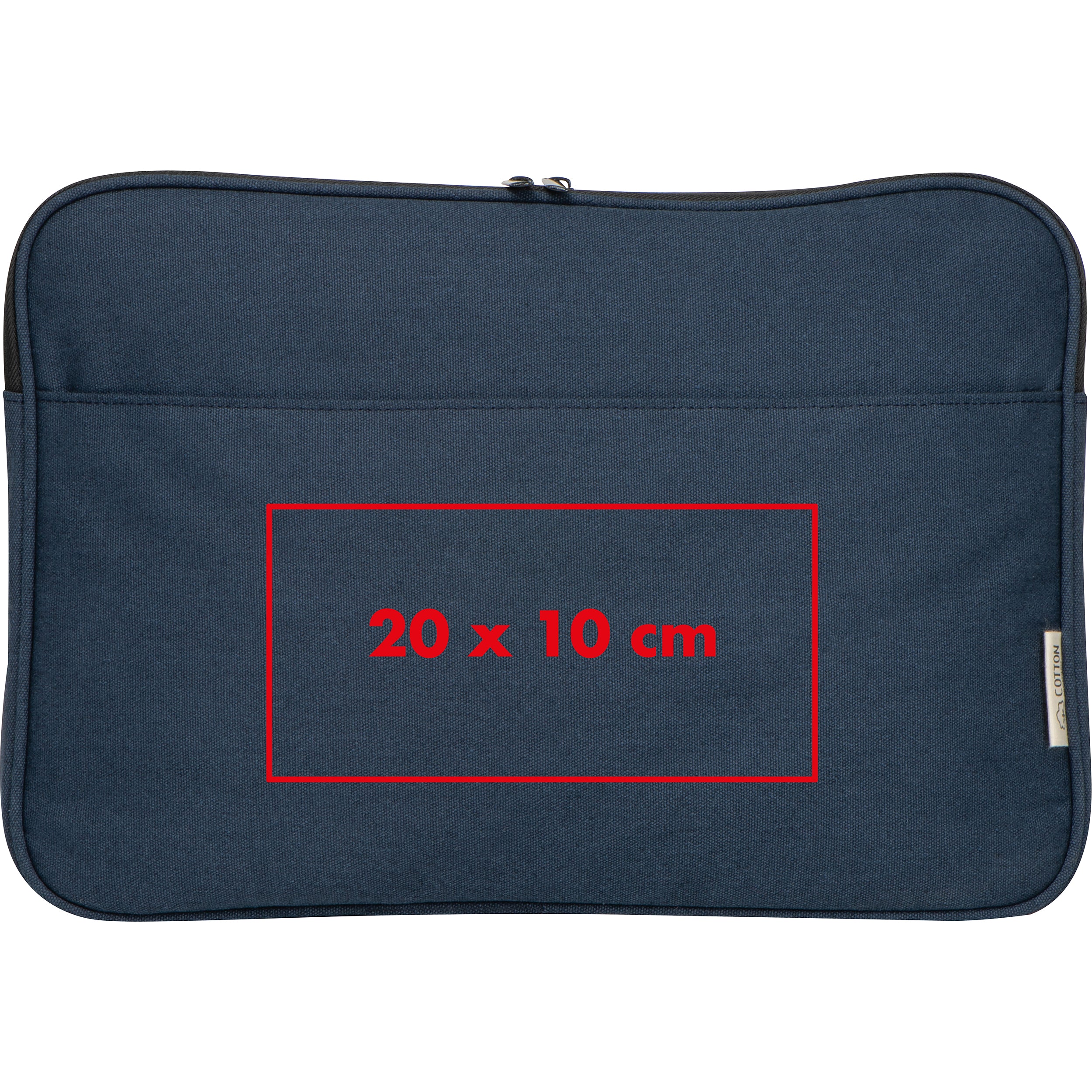 Laptoptasche aus recycelter Baumwolle GLENDA