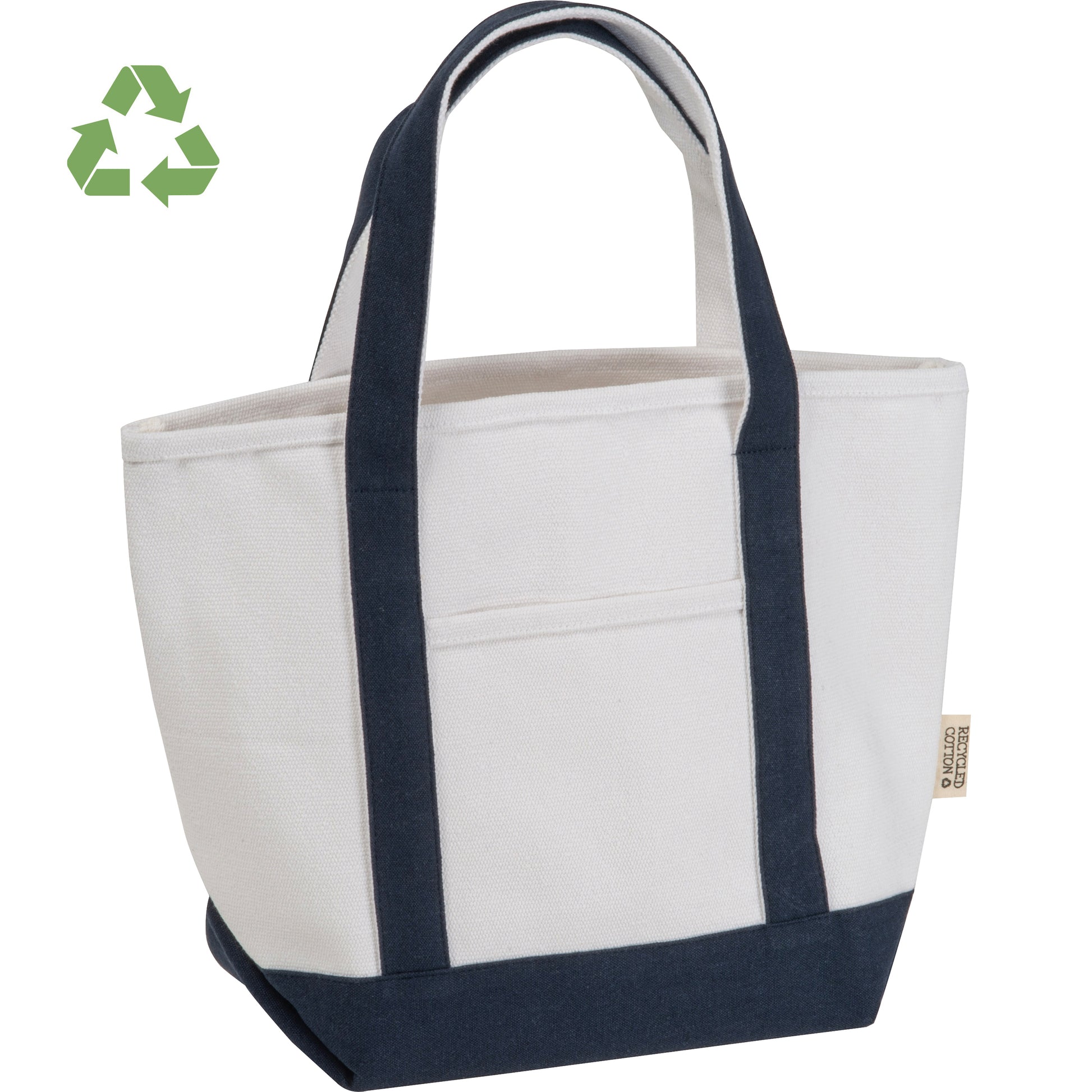 Kleine Tragetasche aus recycelter Baumwolle GINA