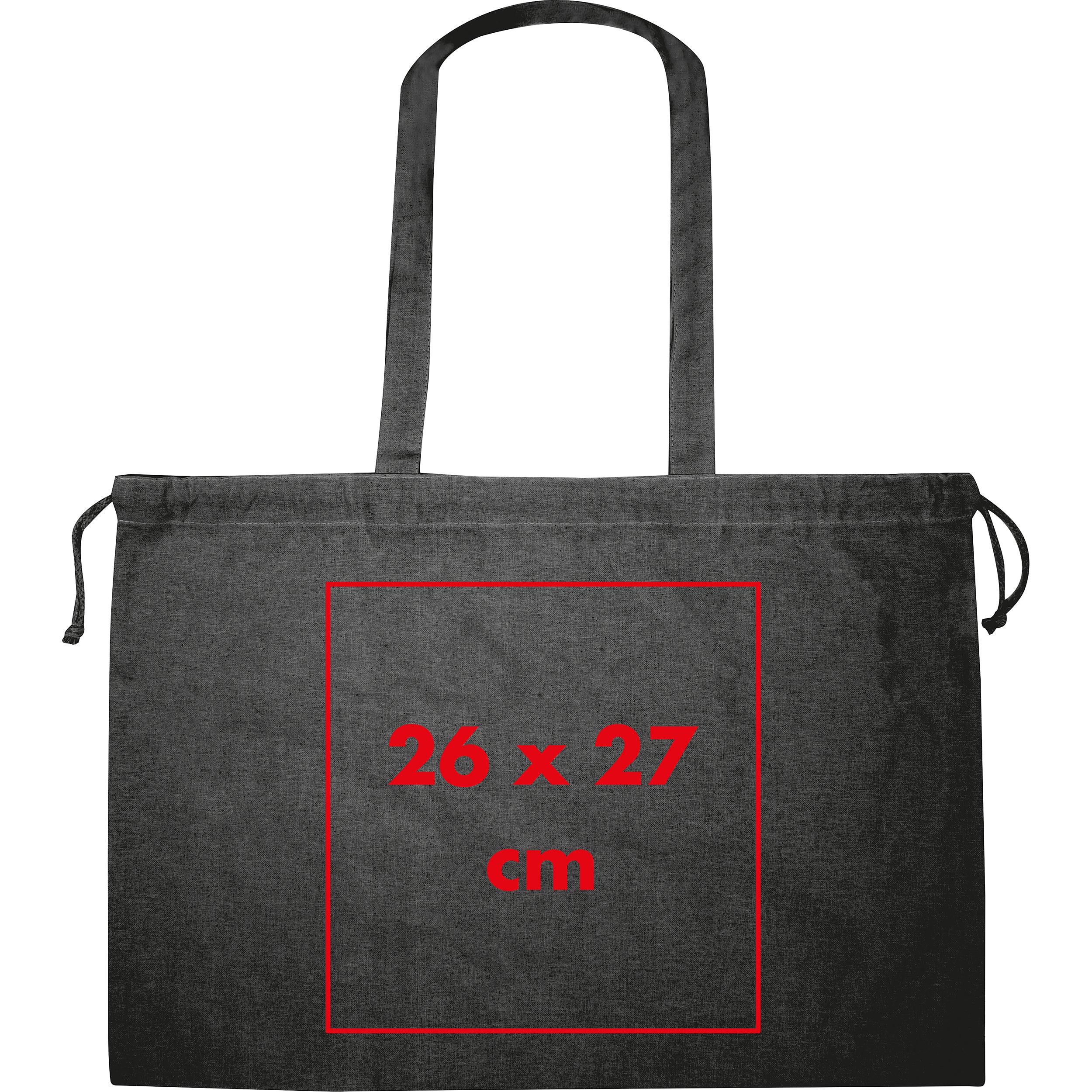 Bio Baumwolltasche mit Verschluss VIOLETA