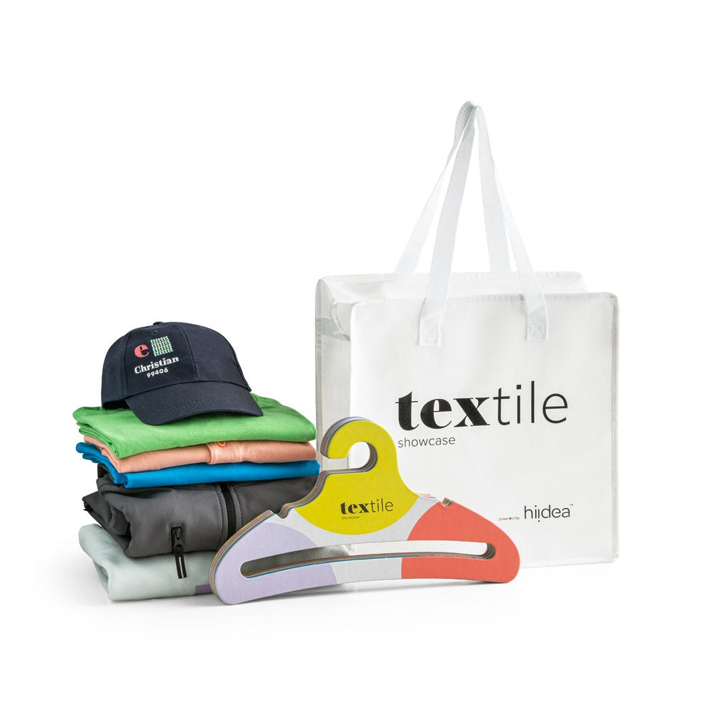 TEXTILE SHOWCASE. Textil Musterset – zusätzliche Ansicht
