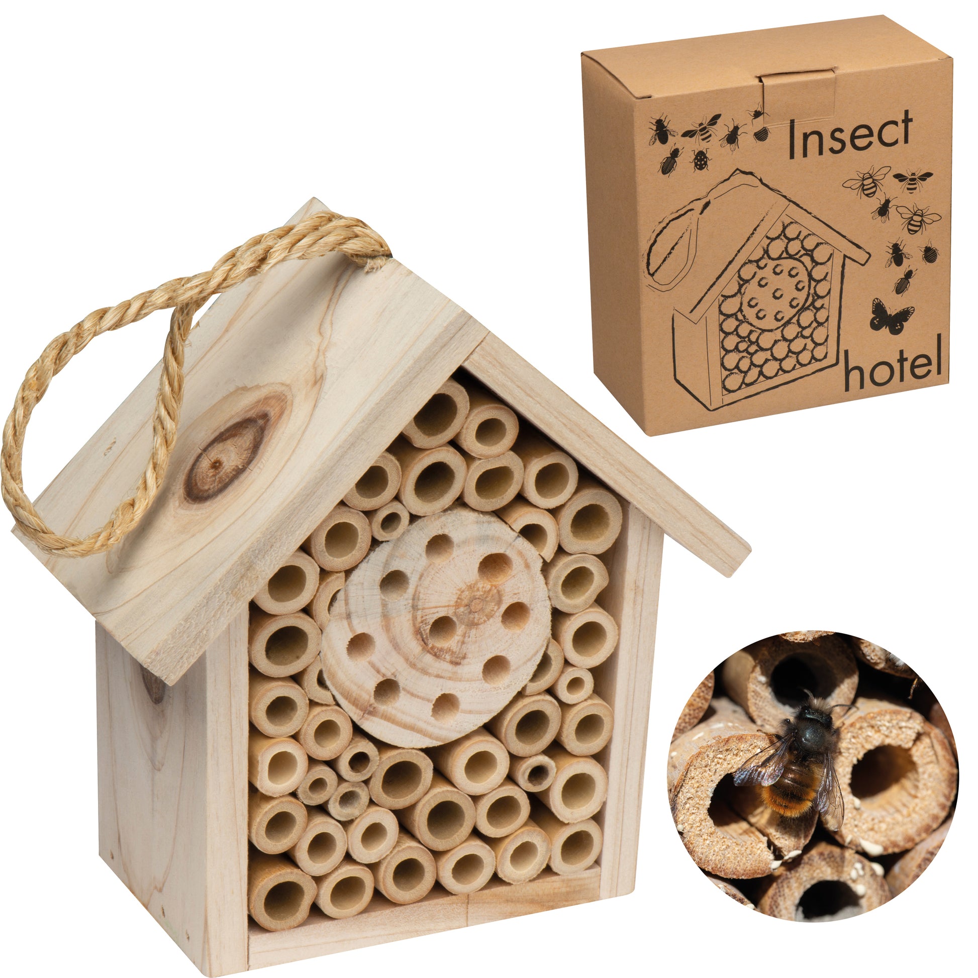 Insektenhotel aus Holz LUDOVICA