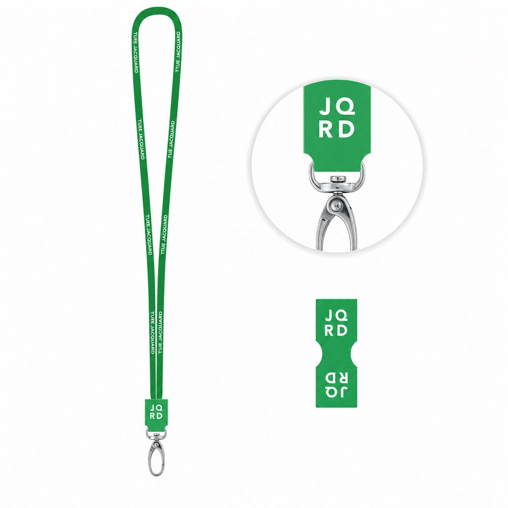 Gedrucktes Muster von Lanyard TUBE JACQUARD Long (Ø 7 mm)