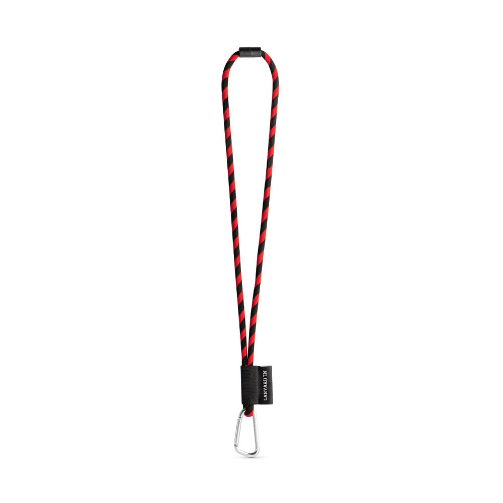 75089. SET Lanyard TUBE Long (Ø 7 mm) mit 55 mm D-förmigem Karabiner und Ø 7 mm Sicherheitsverschluss