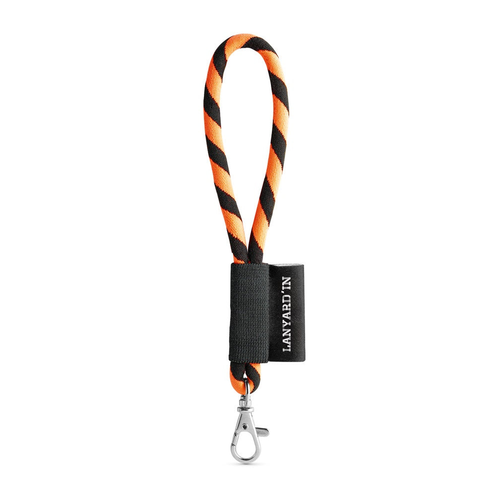 75090. SET Lanyard TUBE Short (Ø 7 mm) mit 9 mm Schnapperkarabiner
