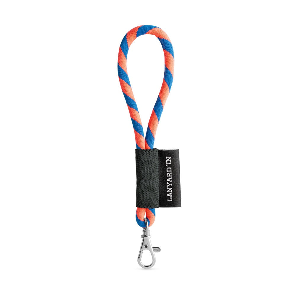 75090. SET Lanyard TUBE Short (Ø 7 mm) mit 9 mm Schnapperkarabiner
