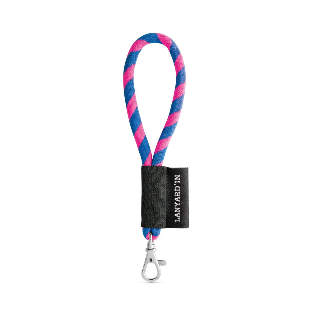 75090. SET Lanyard TUBE Short (Ø 7 mm) mit 9 mm Schnapperkarabiner