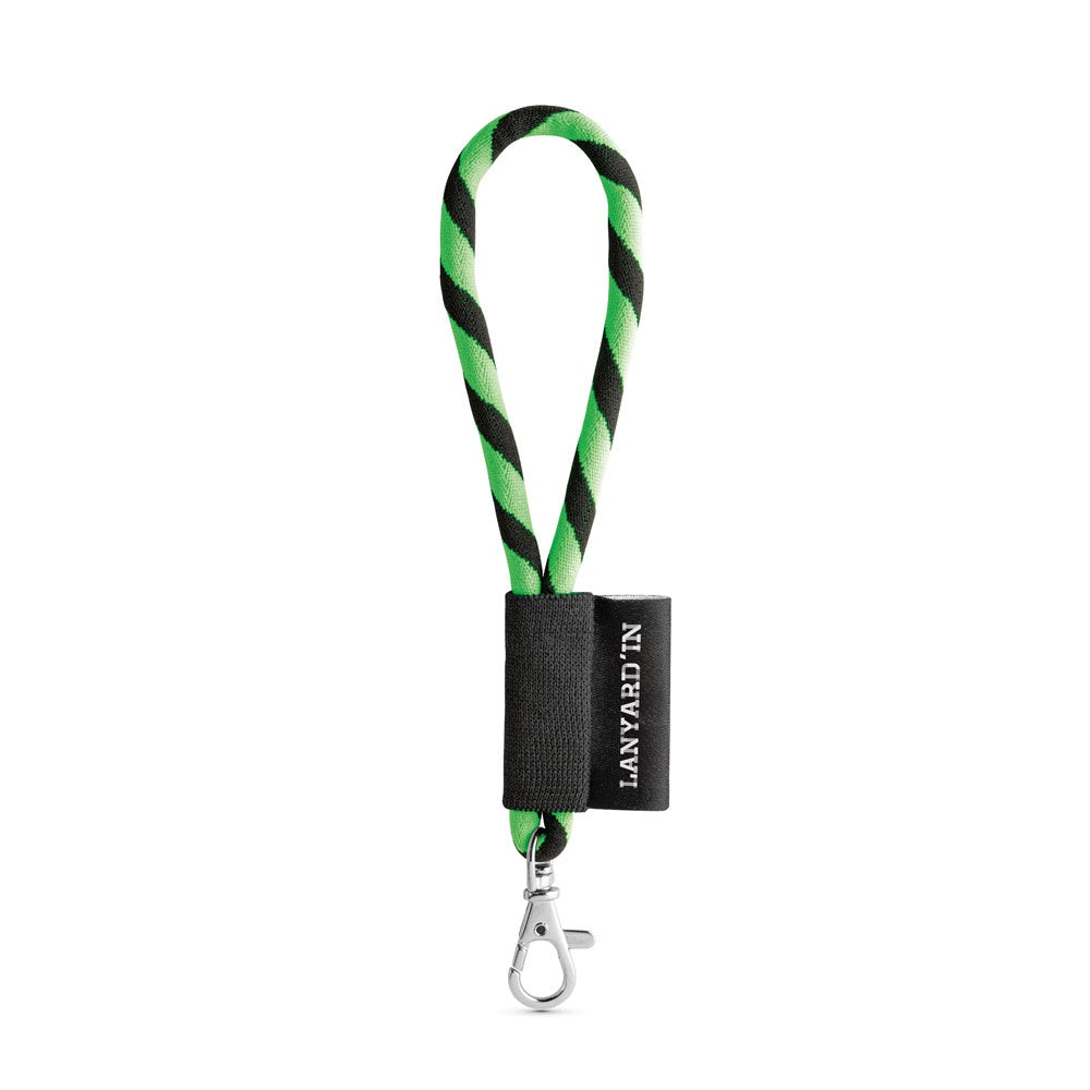 75090. SET Lanyard TUBE Short (Ø 7 mm) mit 9 mm Schnapperkarabiner