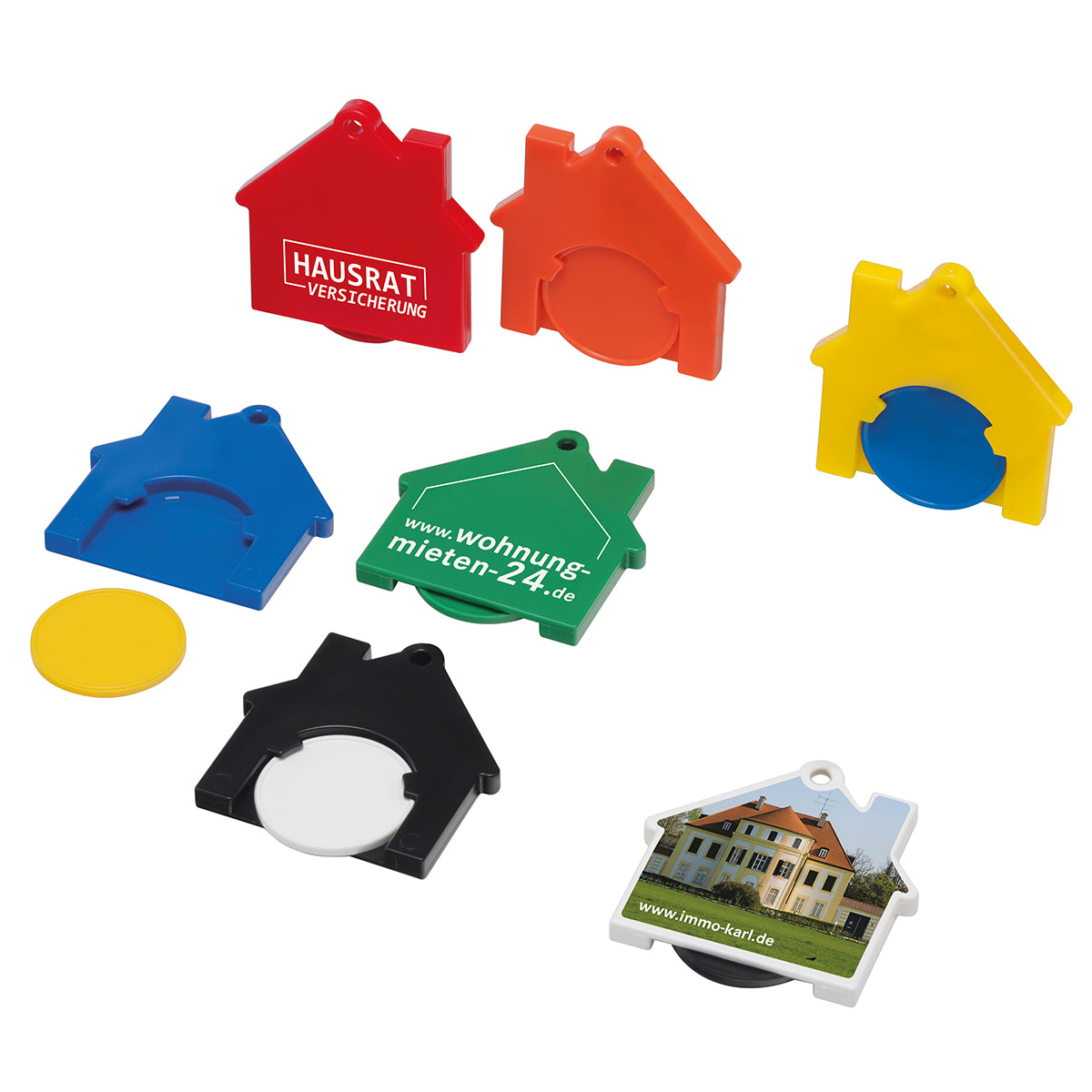 Chiphalter mit 1€-Chip "Haus" – Bild 2