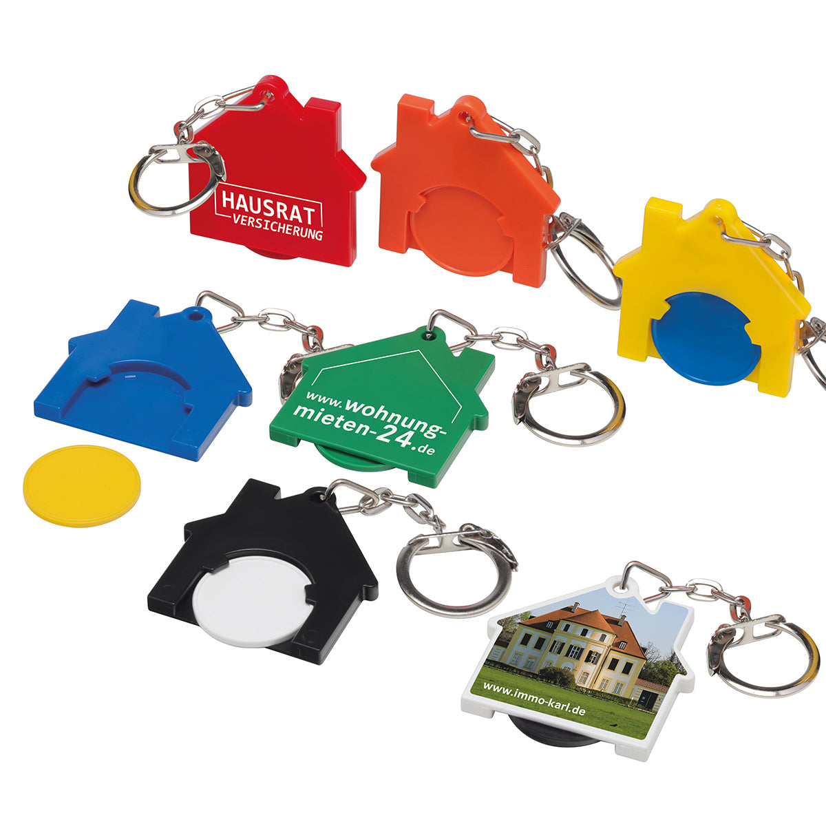 Chiphalter mit 1€-Chip "Haus" – Bild 2