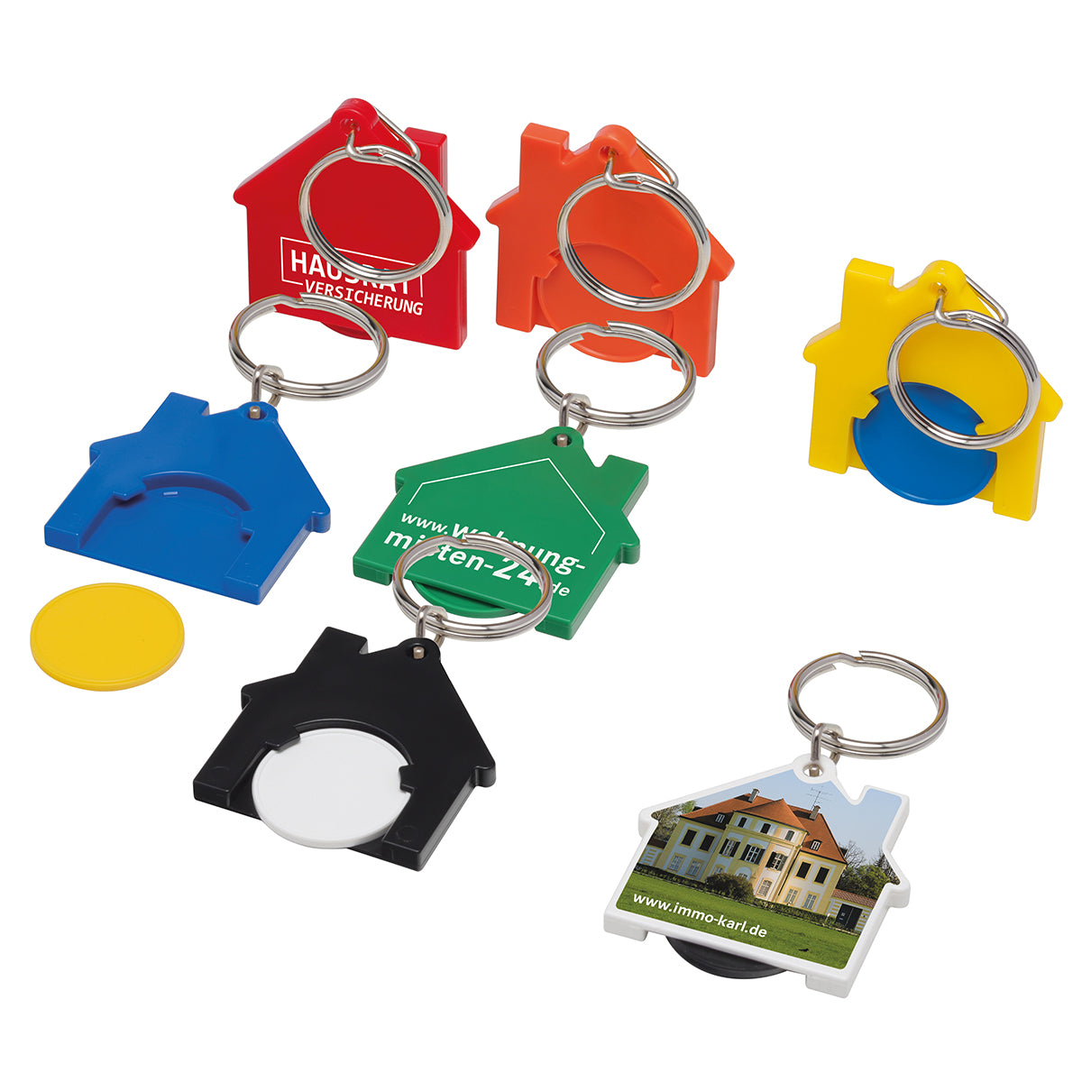 Chiphalter mit 1€-Chip "Haus" – Bild 2
