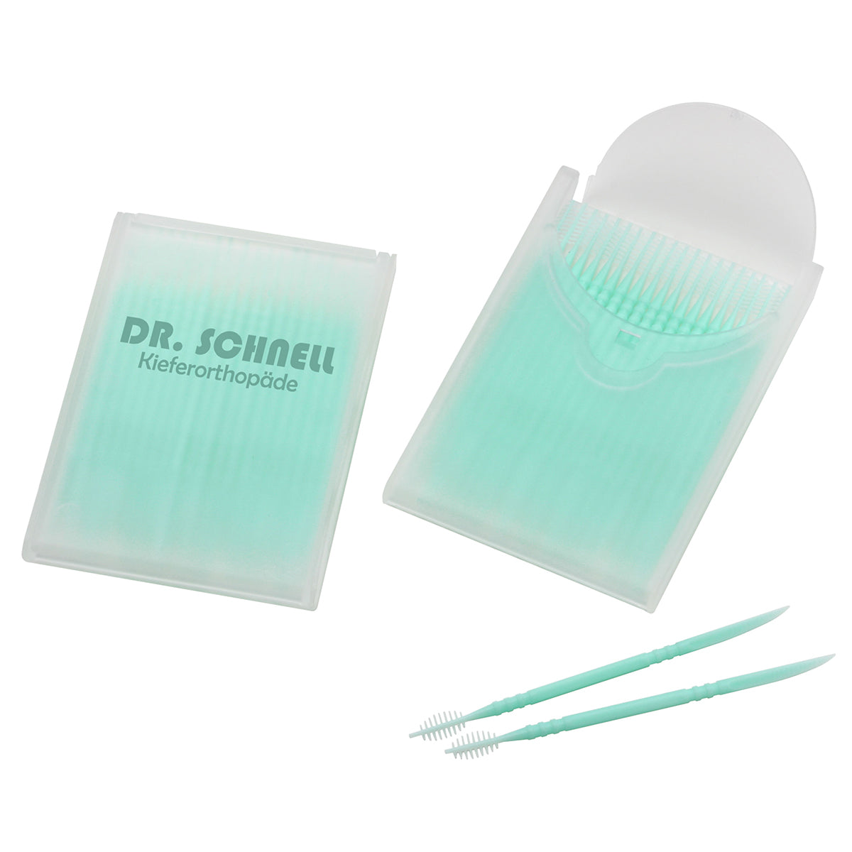 Zahnstocher mit Interdentalbürsten – Bild 2