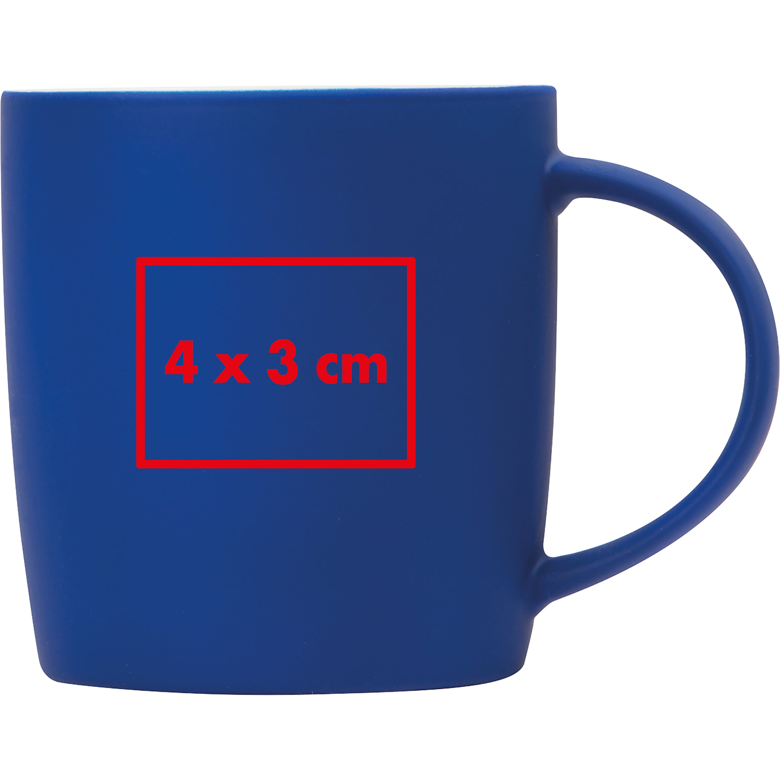 Tasse aus Porzellan, außen gummiert, 300 ml ULF