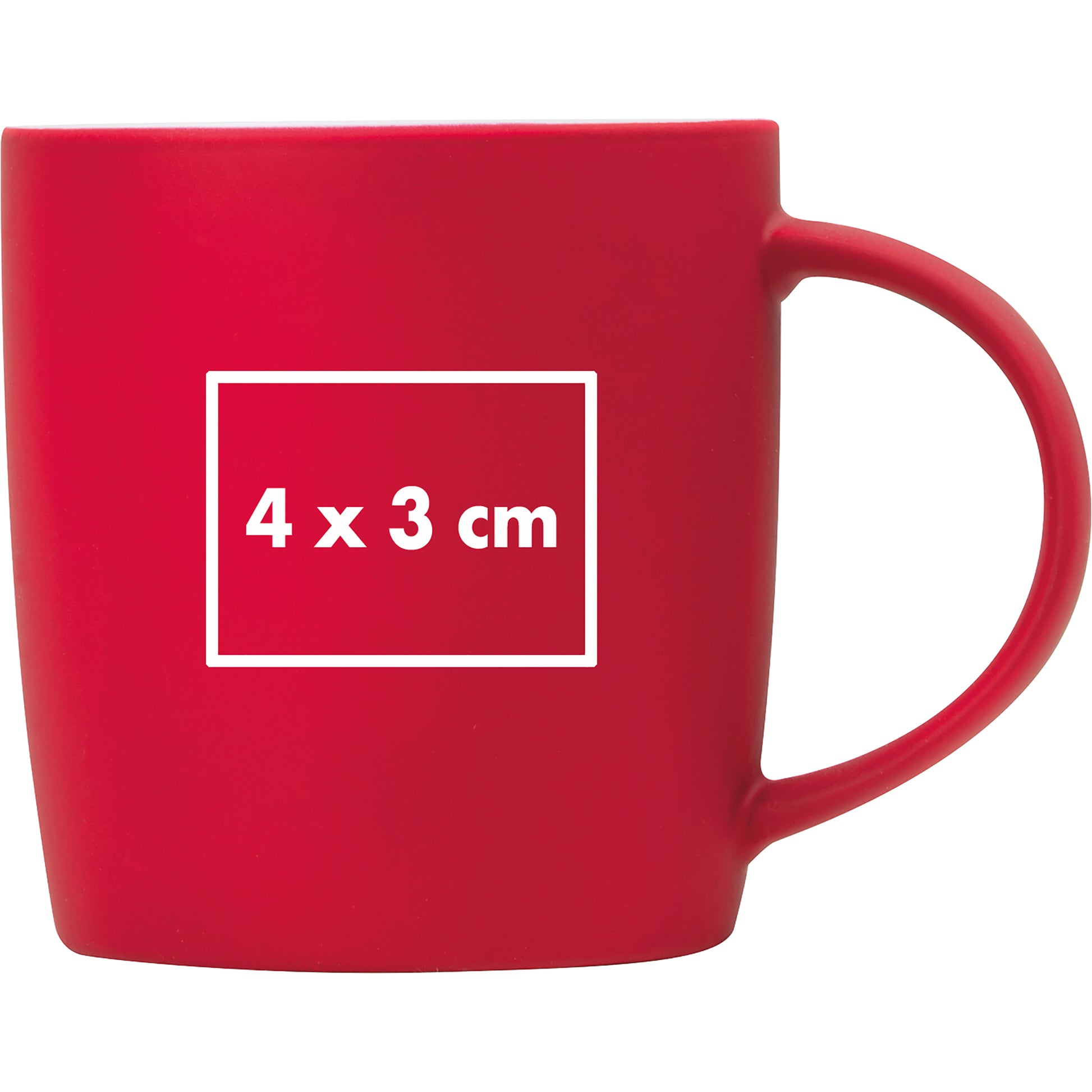 Tasse aus Porzellan, außen gummiert, 300 ml ULF