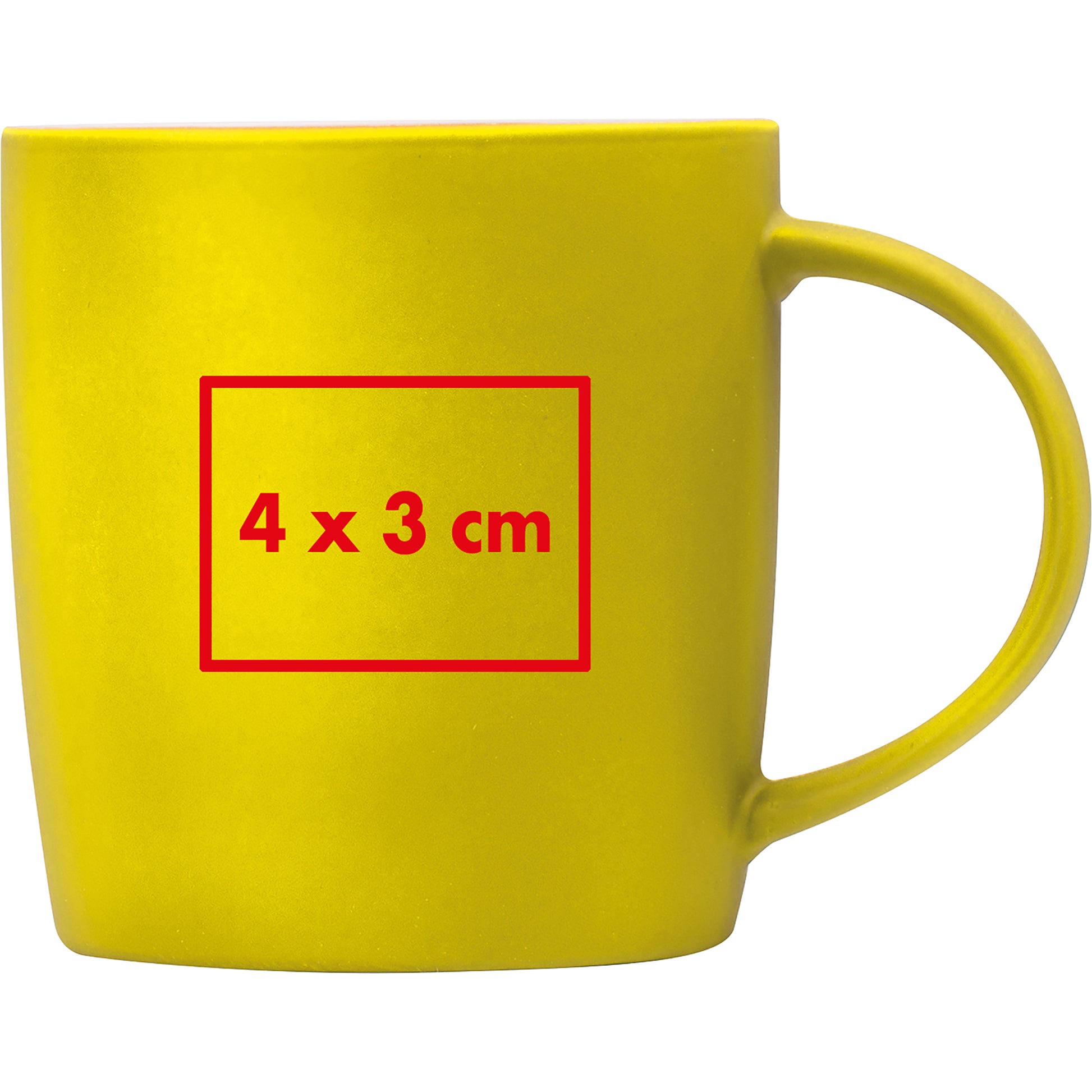 Tasse aus Porzellan, außen gummiert, 300 ml ULF