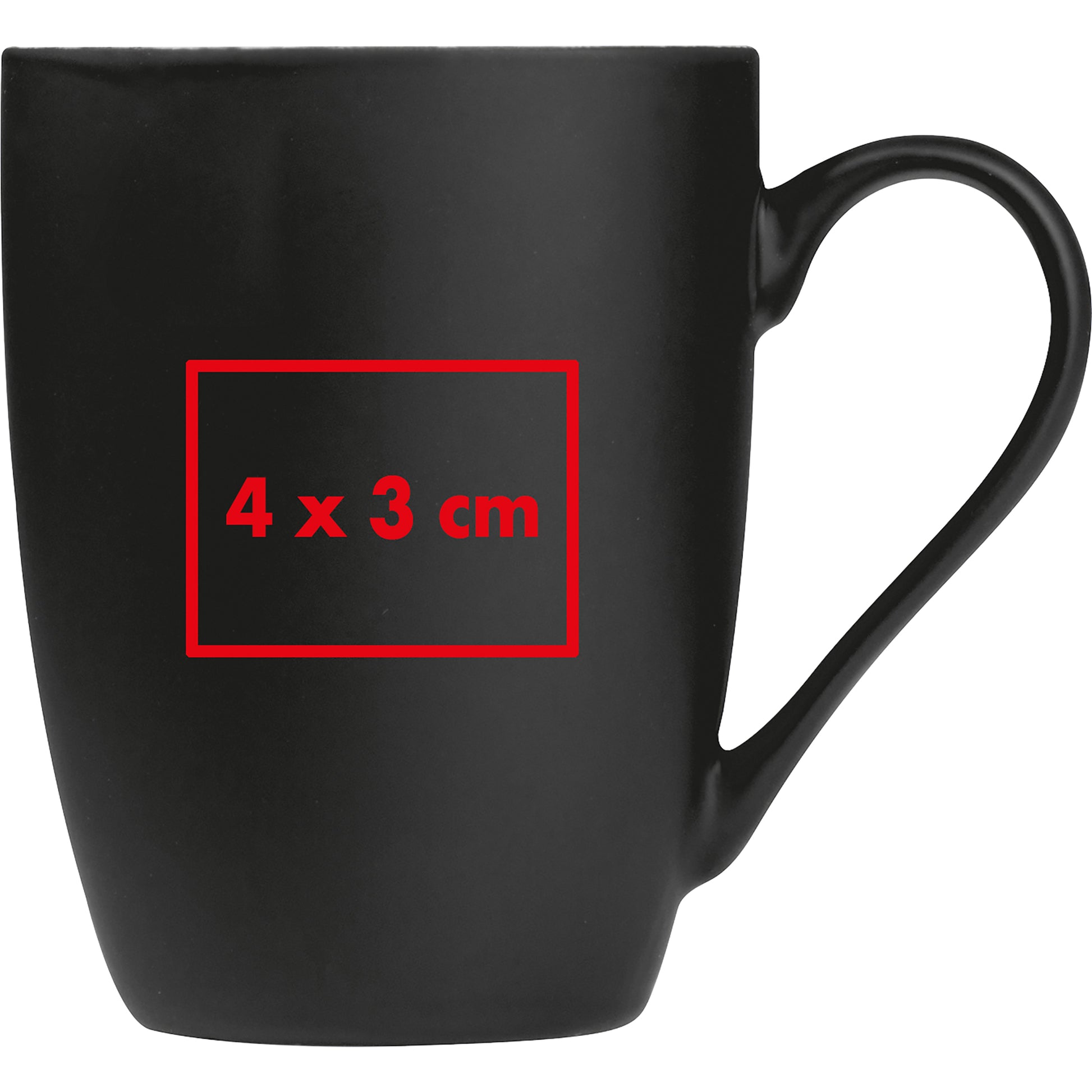 Tasse aus Porzellan, außen gummiert, 300 ml JUDYTA