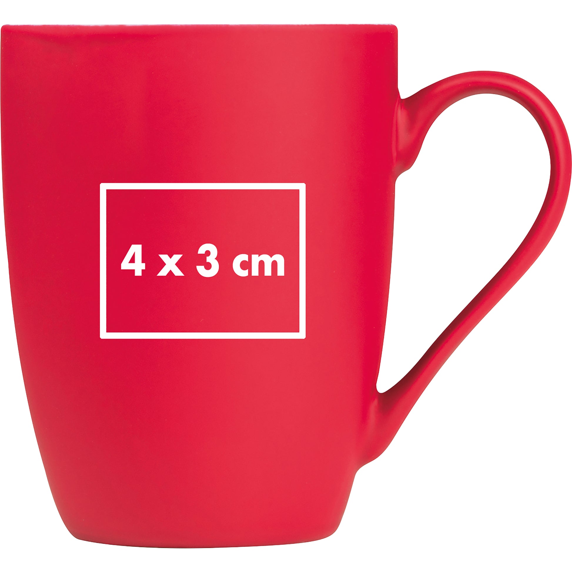 Tasse aus Porzellan, außen gummiert, 300 ml JUDYTA