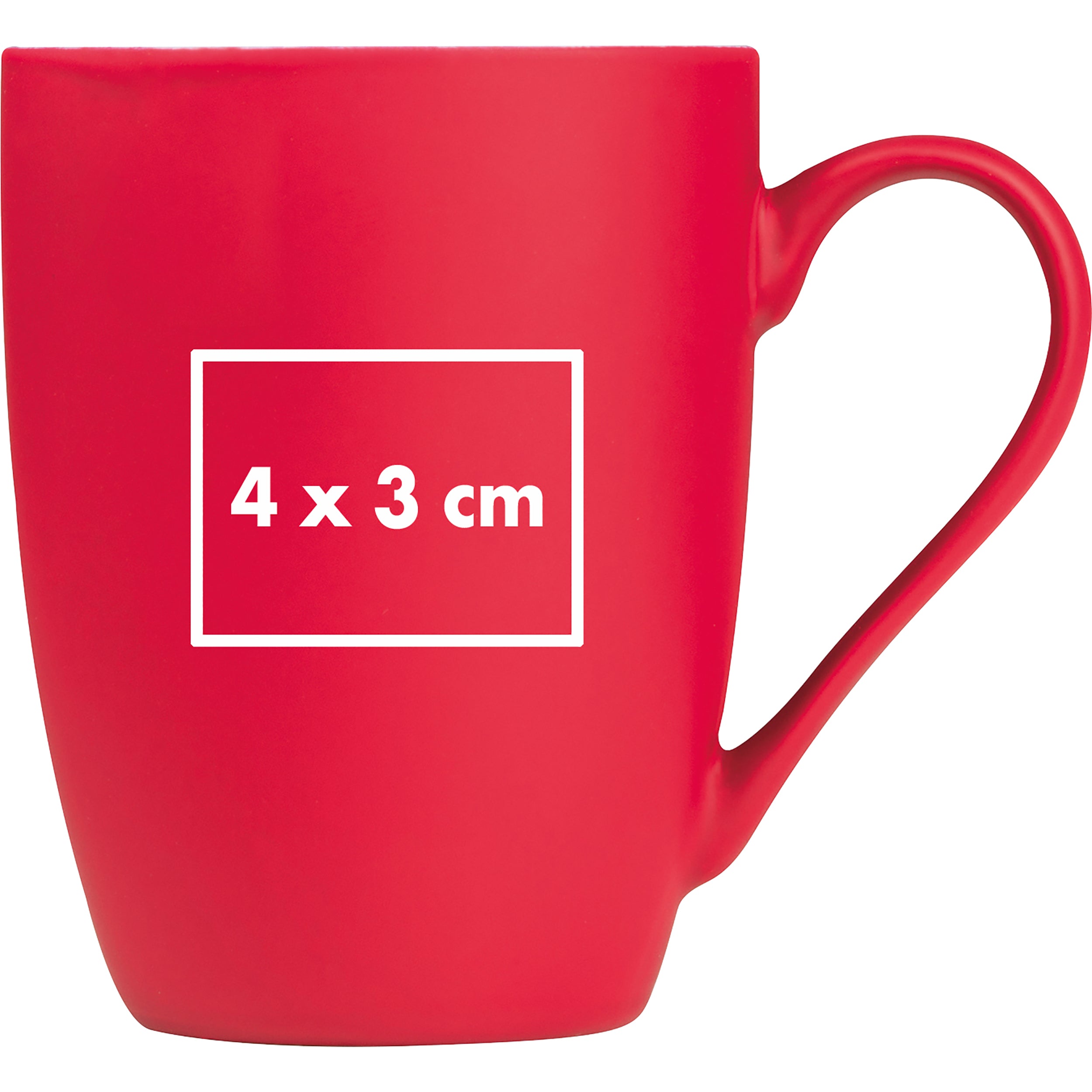 Tasse aus Porzellan, außen gummiert, 300 ml JUDYTA